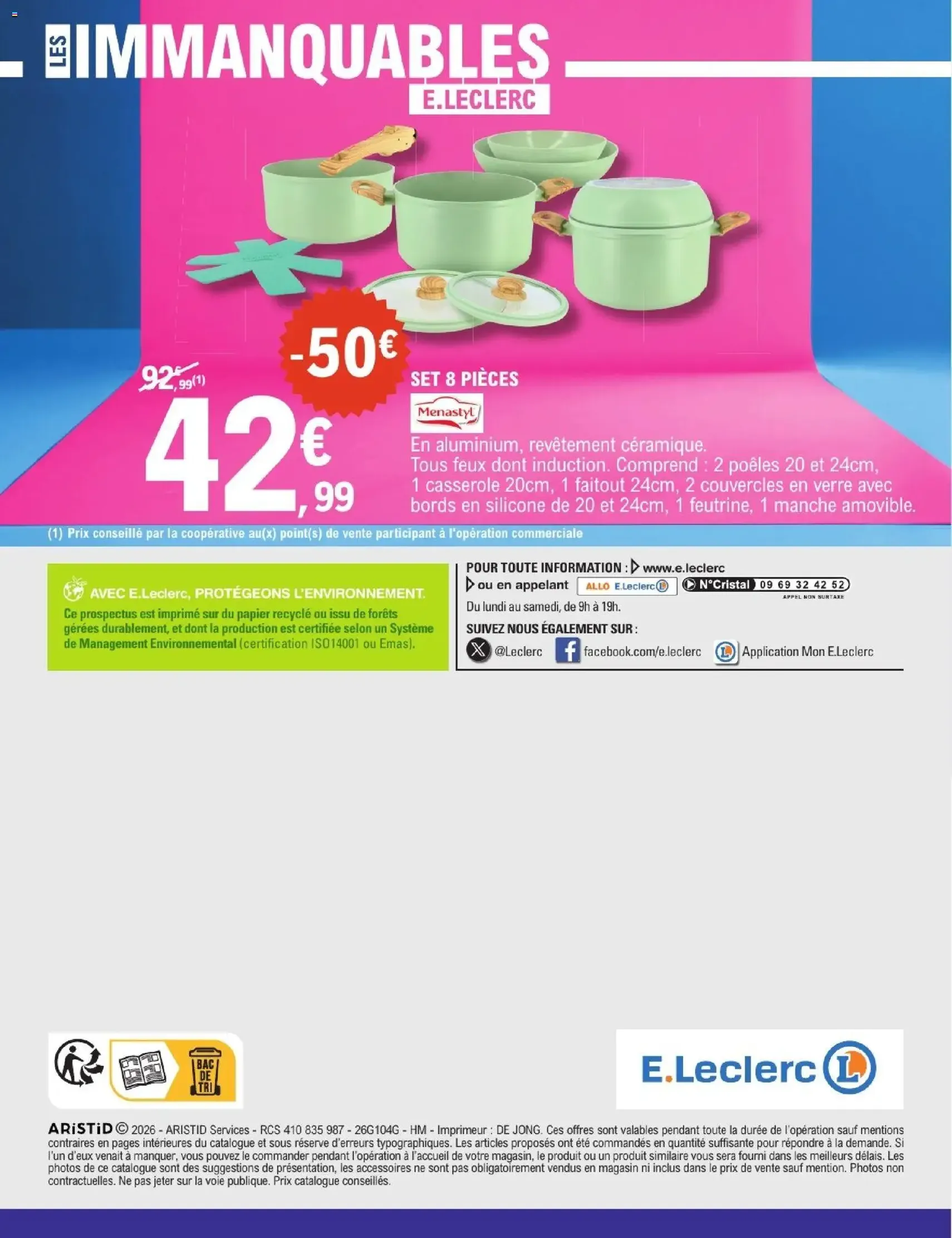 E.Leclerc catalogue semaine 9 - brochure valable à partir du 24/02/2026, page 56 sur 56