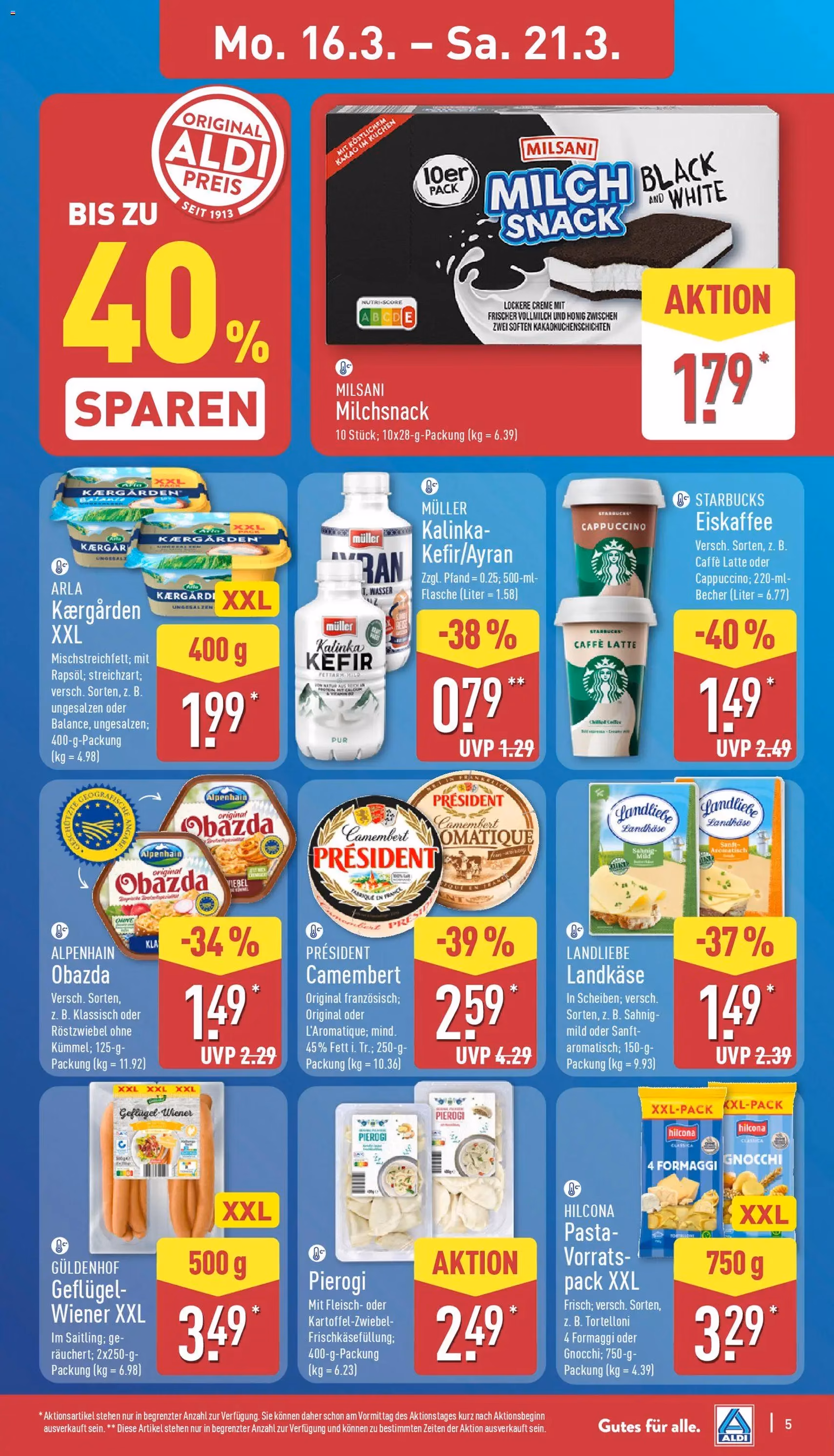 Aldi Prospekt - Gültiger Prospekt ab 16.03.2026, Seite 5 von insgesamt 42