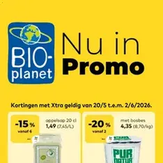 BioPlanet folder - voorvertoning van de folder geldig vanaf 20/05/2026