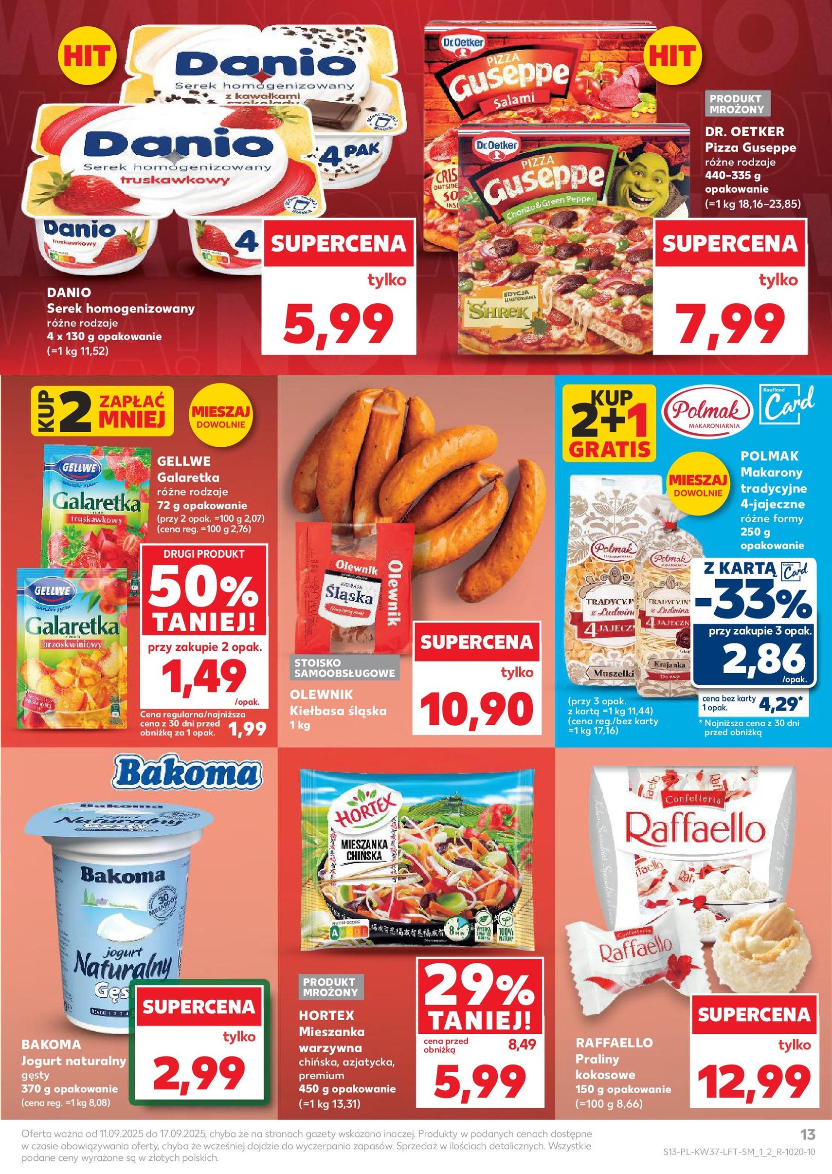 Kaufland gazetka - ważny gazetka od 11.09.2025 strona 13 z 61 Kaufland gazetka - ważny gazetka od 11.09.2025 strona 13 z 61