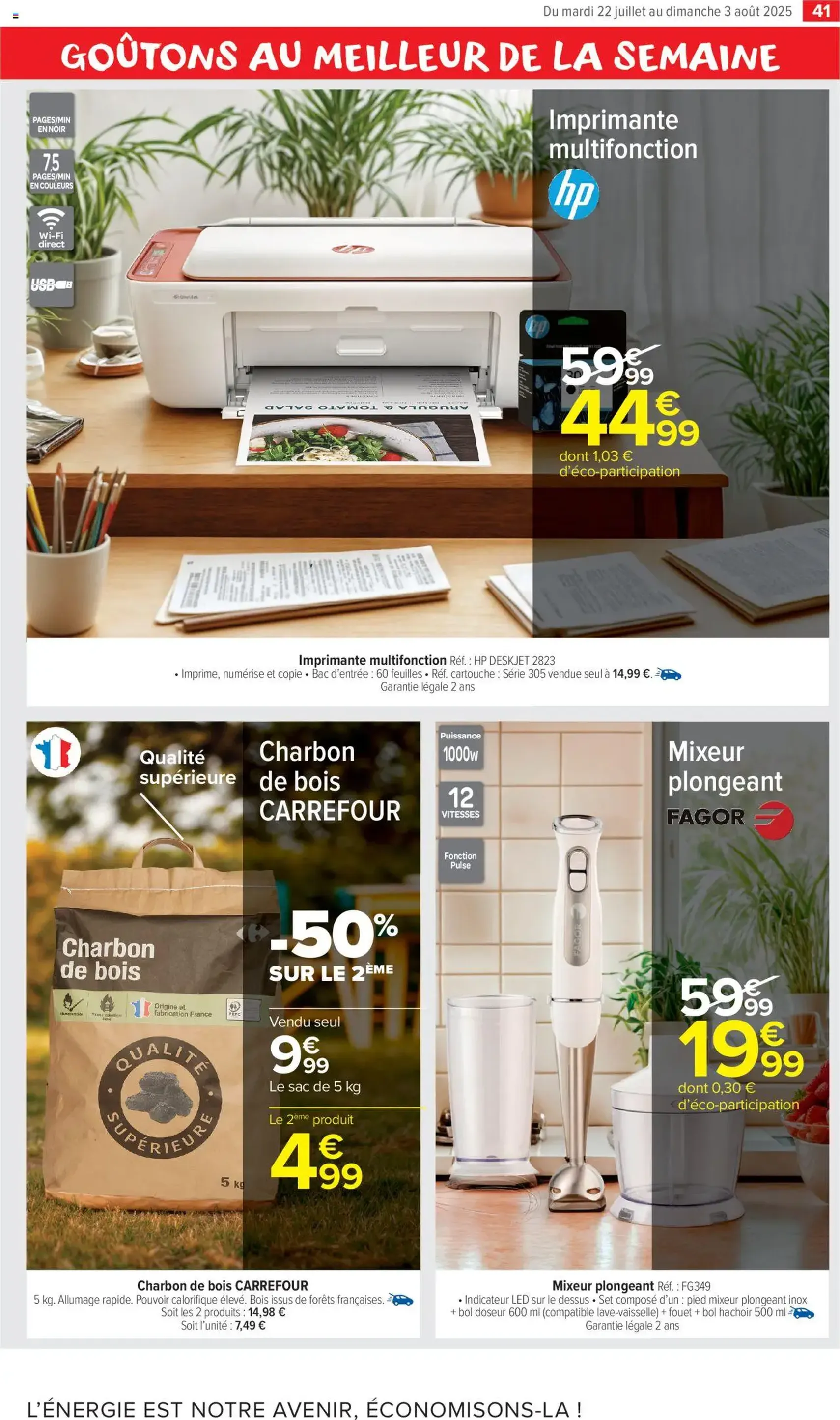 Carrefour Market catalogue semaine 30 - brochure valable à partir du 22/07/2025, page 45 sur 48