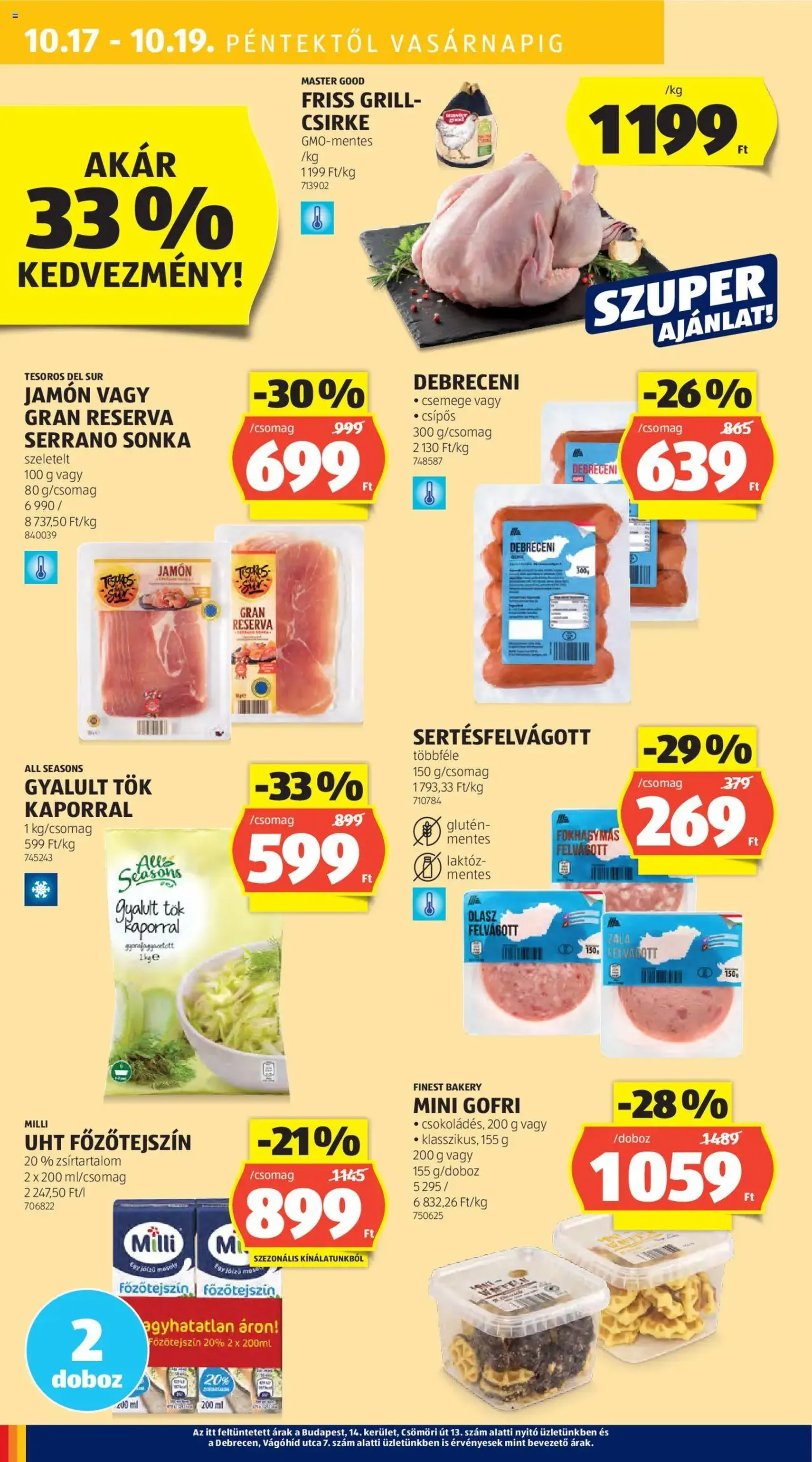 Aldi Akciós újság - 2025.10.16. érvényes szórólap 46 oldal 50 oldalból Aldi Akciós újság - 2025.10.16. érvényes szórólap 46 oldal 50 oldalból