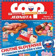 COOP Jednota leták - náhľad letáku platný od 02.10.2025