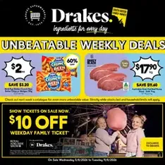 Drakes catalogue - Flyer preview valid from 05/08/2026