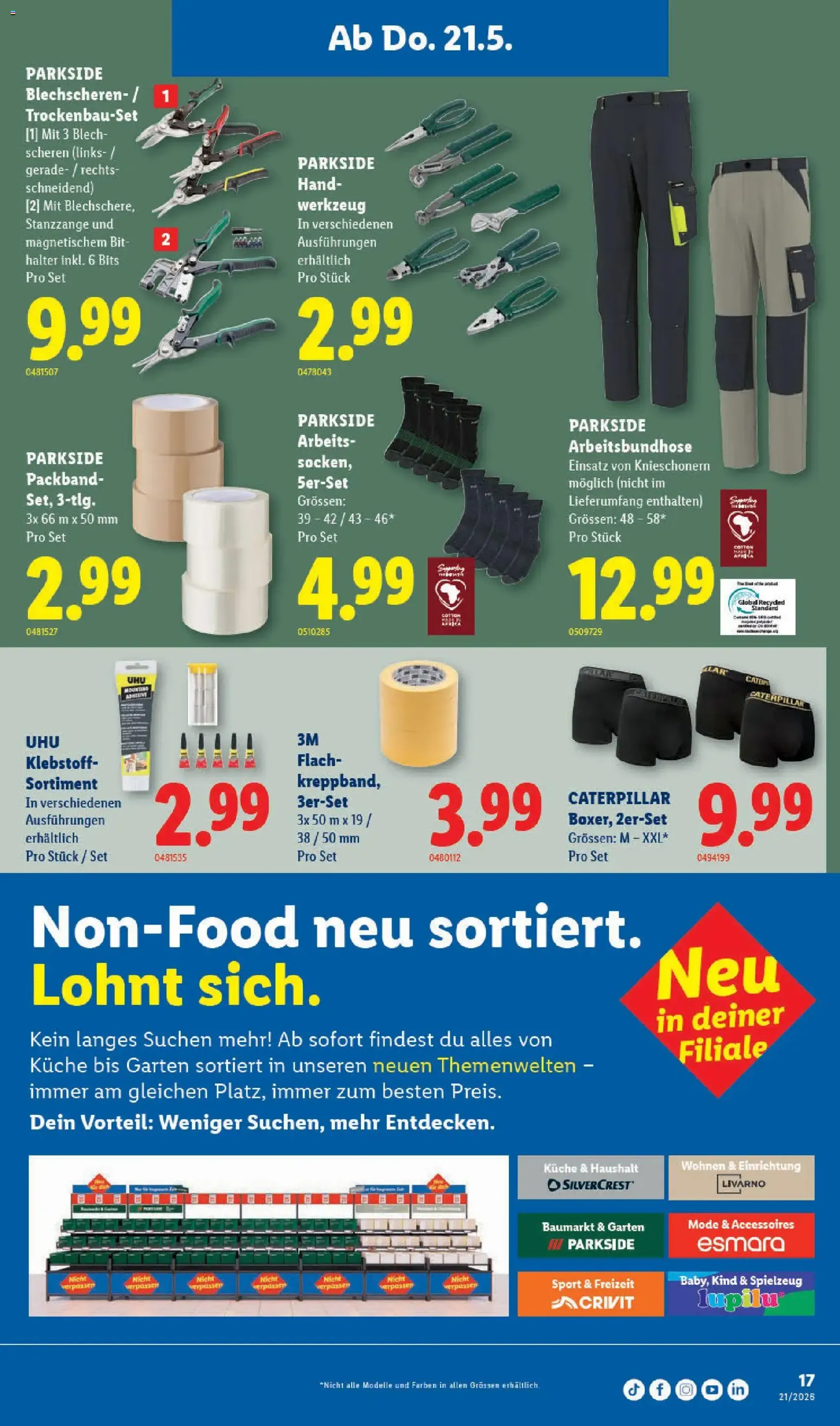 Lidl aktionen - Gültiger Prospekt ab 21.05.2026, Seite 17 von insgesamt 32