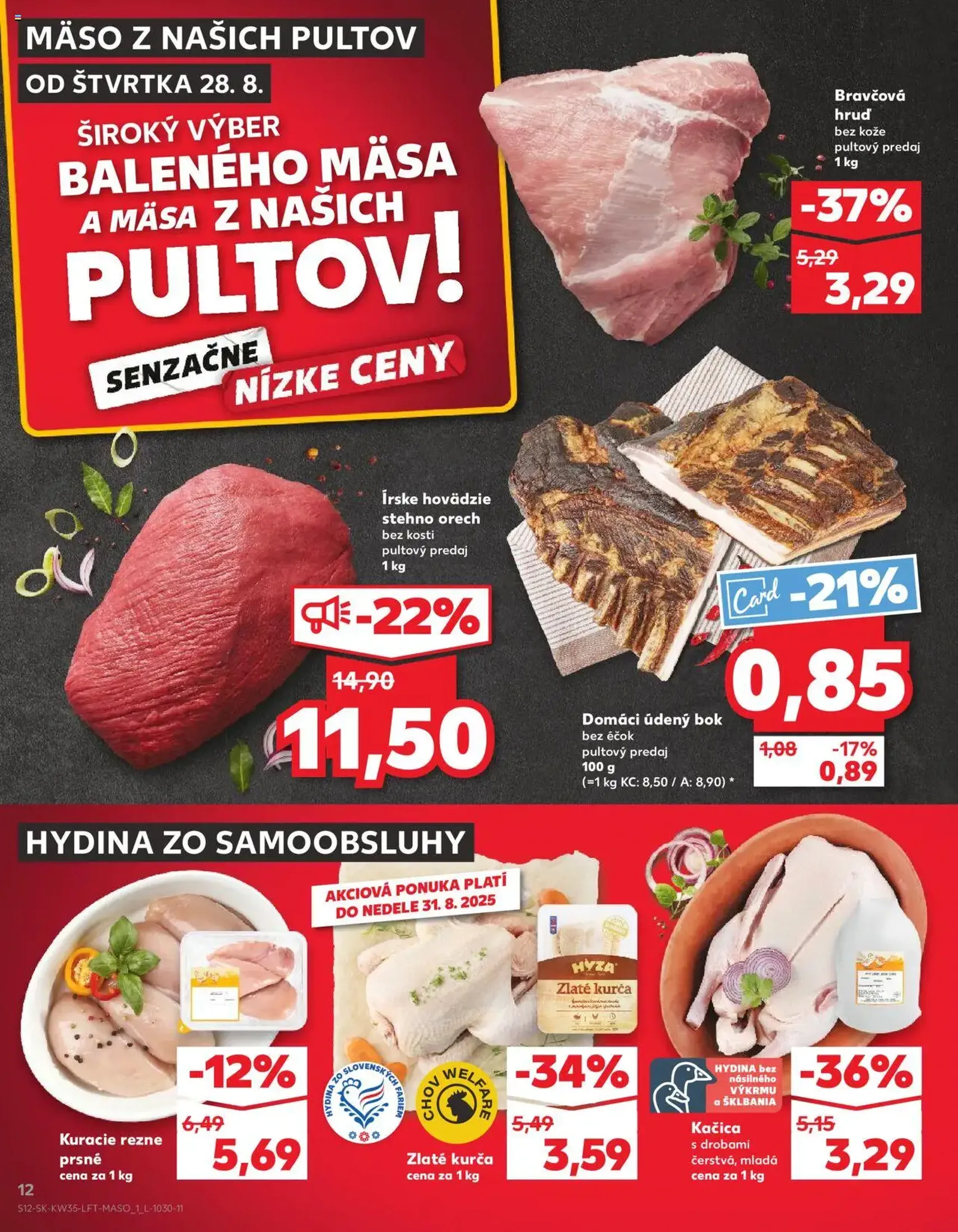 Kaufland Bratislava-Avion - platný leták od 28.08.2025 strana 12 z 80