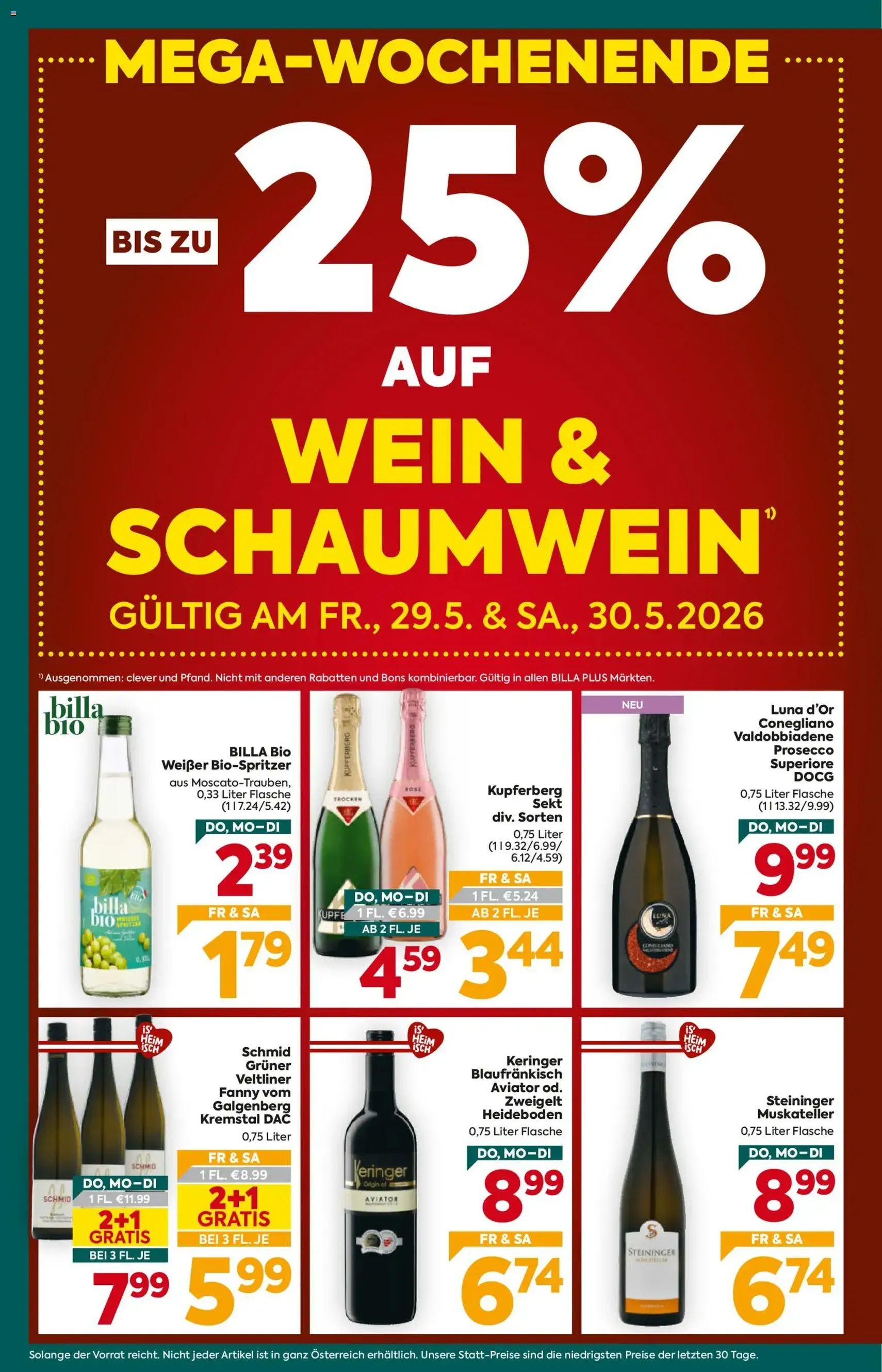 Billa Plus Flugblatt - Gültiger Prospekt ab 28.05.2026, Seite 2 von insgesamt 20