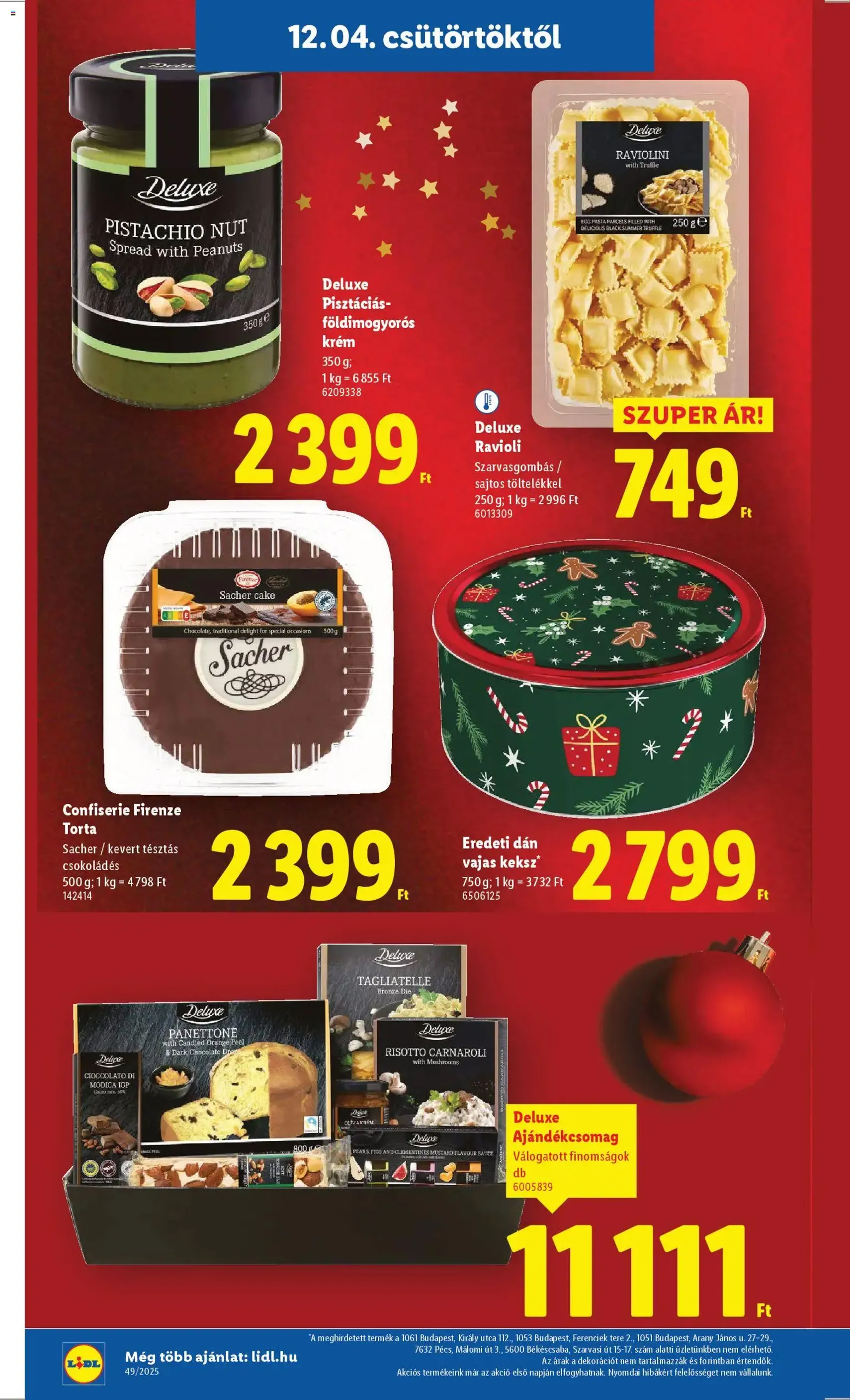 Lidl Akciós újság - 2025.12.04. érvényes szórólap 24 oldal 62 oldalból