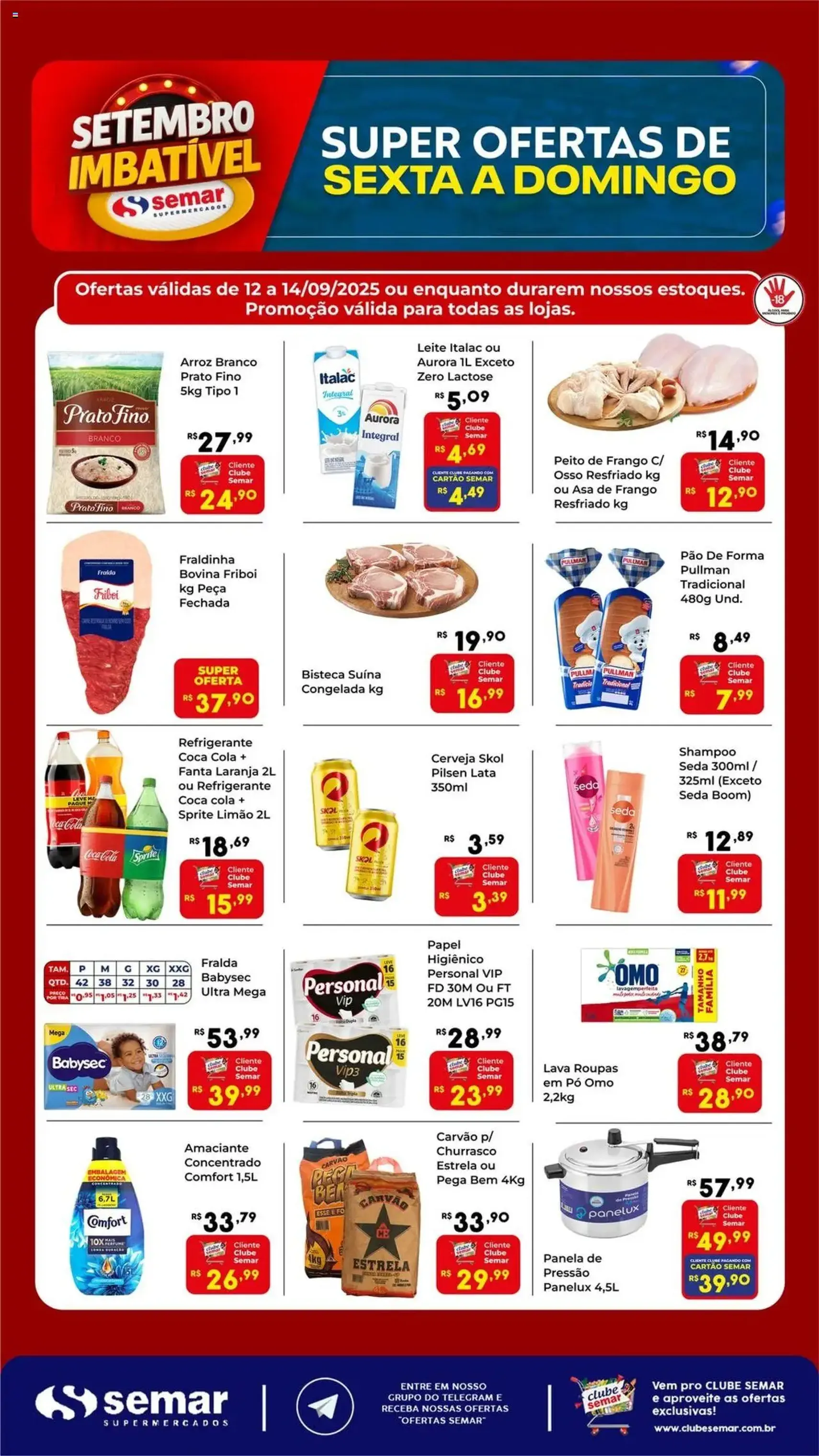 Semar Supermercado - Ofertas da semana - folheto válido a partir de 12/09/2025 página 1 de 1