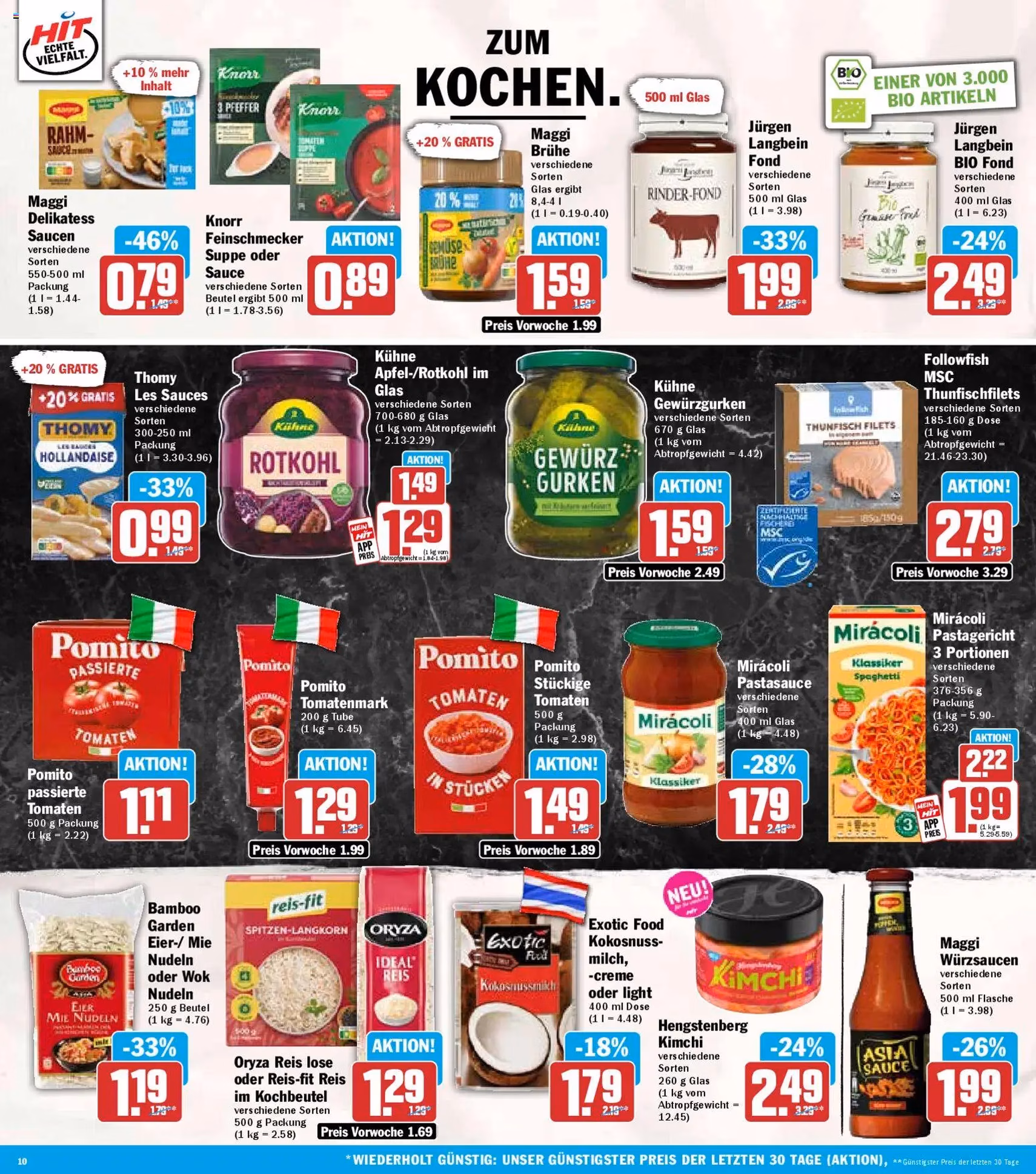 HIT Prospekt - Gültiger Prospekt ab 03.11.2025, Seite 10 von insgesamt 19 HIT Prospekt - Gültiger Prospekt ab 03.11.2025, Seite 10 von insgesamt 19