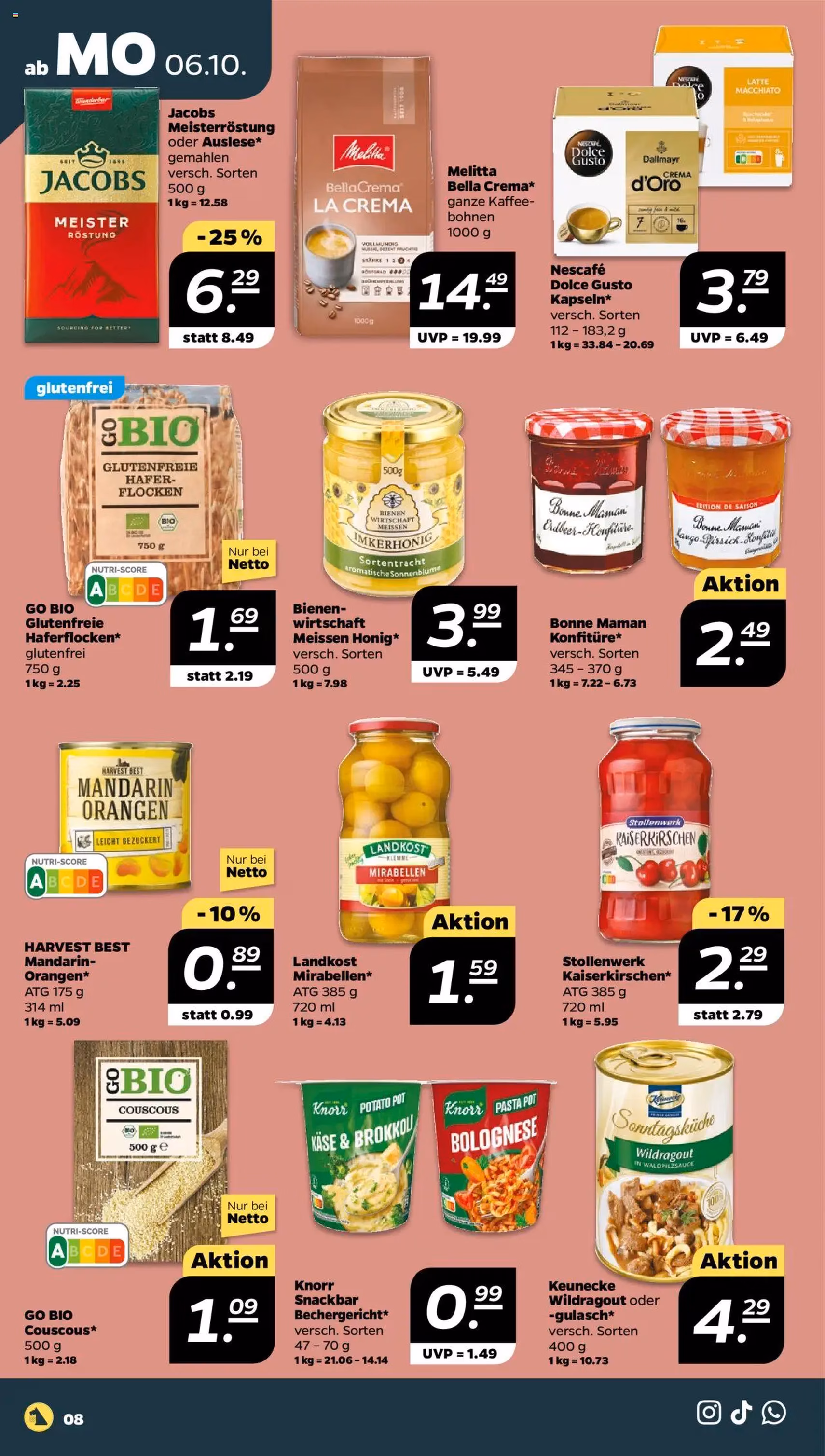 Netto Prospekt - Gültiger Prospekt ab 06.10.2025, Seite 8 von insgesamt 35