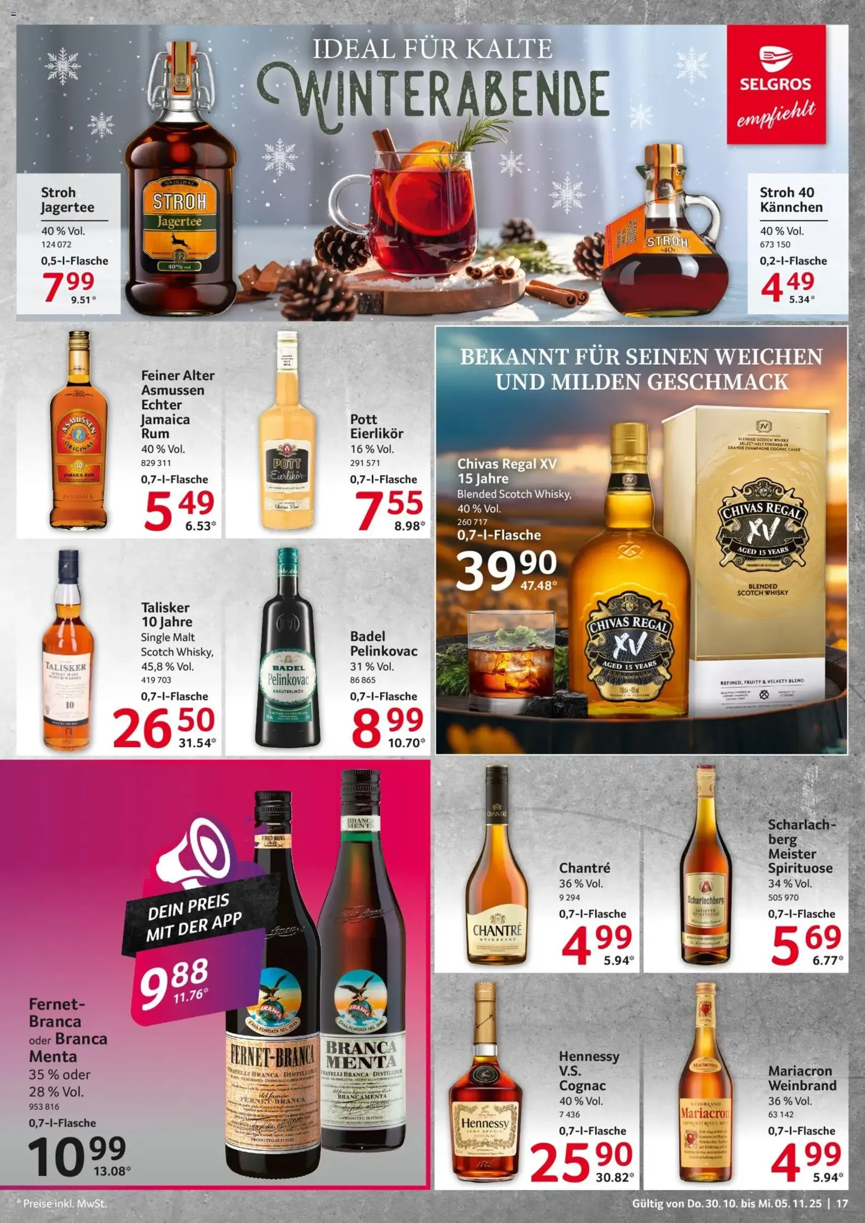 Selgros Prospekt - Gültiger Prospekt ab 30.10.2025, Seite 17 von insgesamt 32 Selgros Prospekt - Gültiger Prospekt ab 30.10.2025, Seite 17 von insgesamt 32