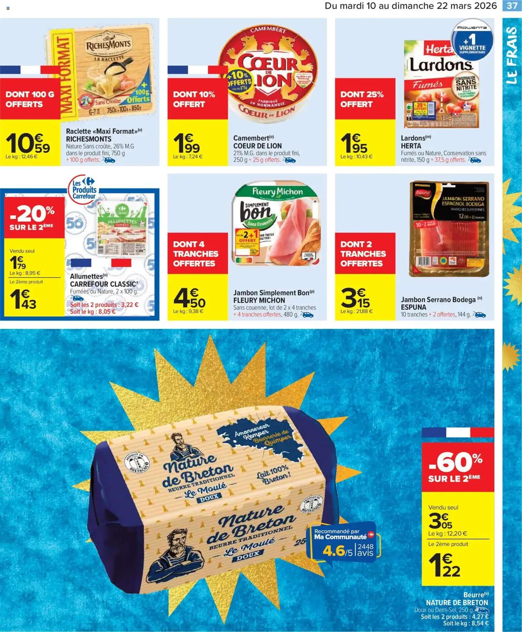 Carrefour Market catalogue semaine 11 - brochure valable à partir du 10/03/2026, page 39 sur 62