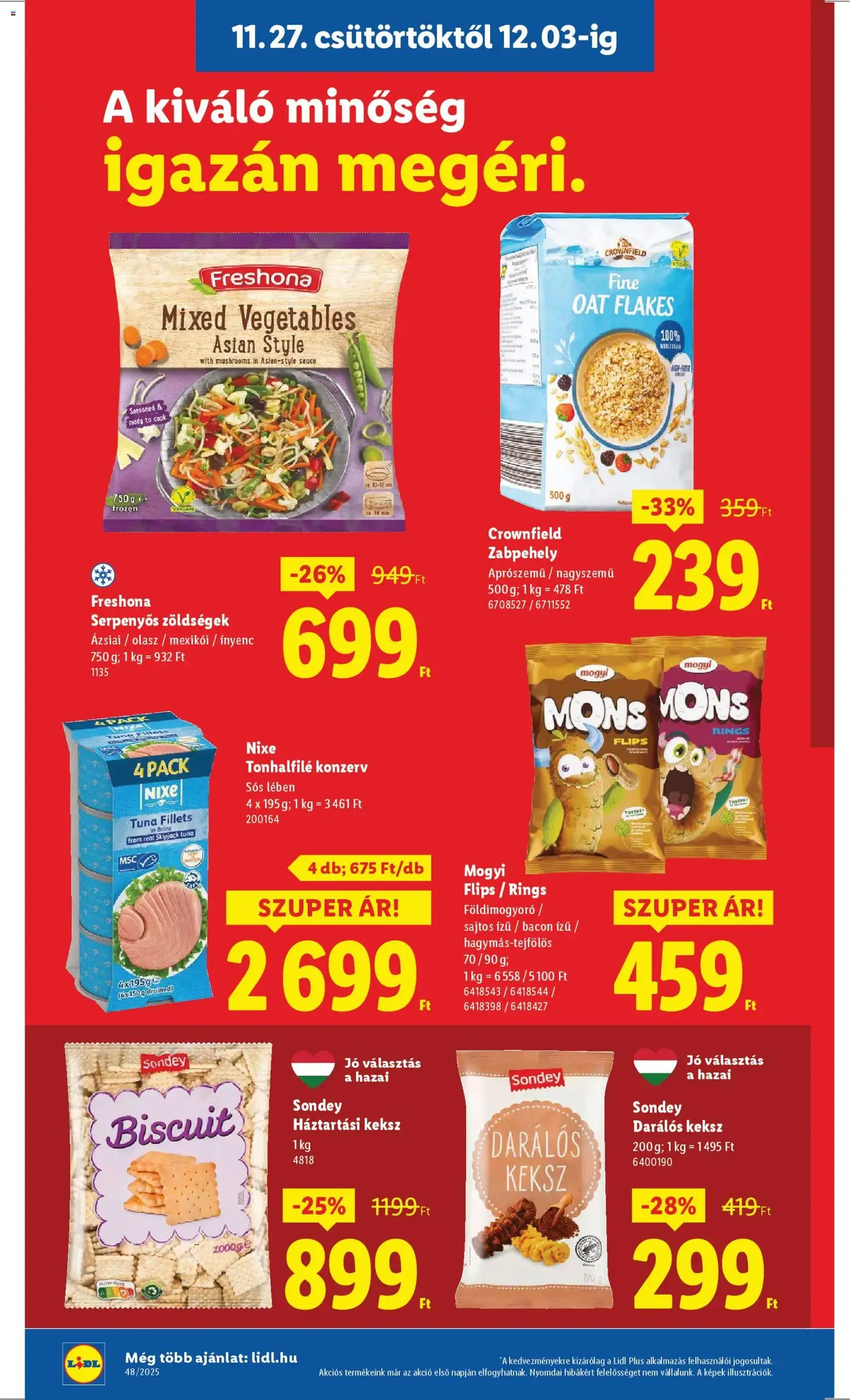 Lidl Akciós újság - 2025.11.27. érvényes szórólap 8 oldal 68 oldalból