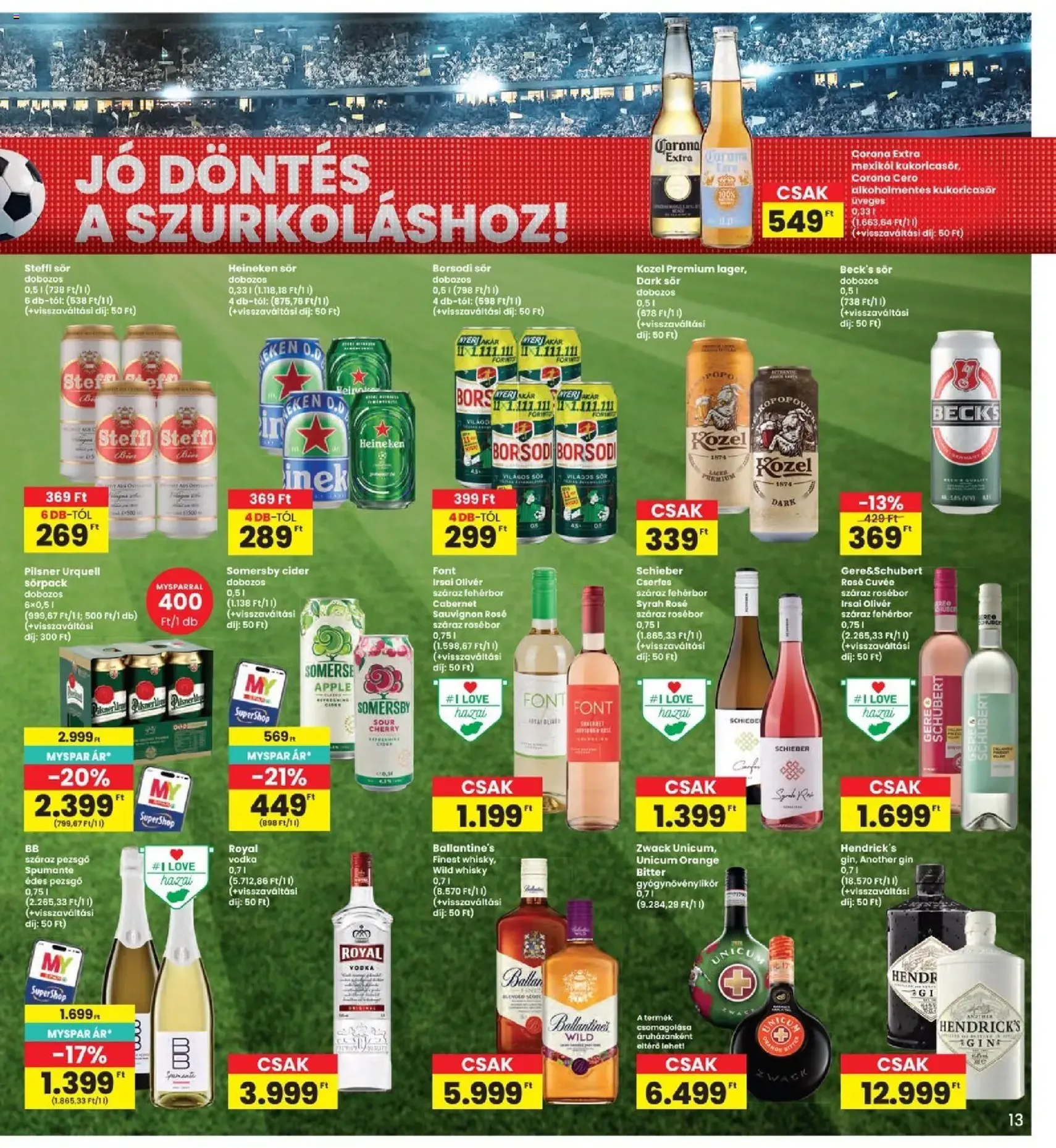 Interspar akciós újság - 2026.06.25. érvényes szórólap 13 oldal 20 oldalból
