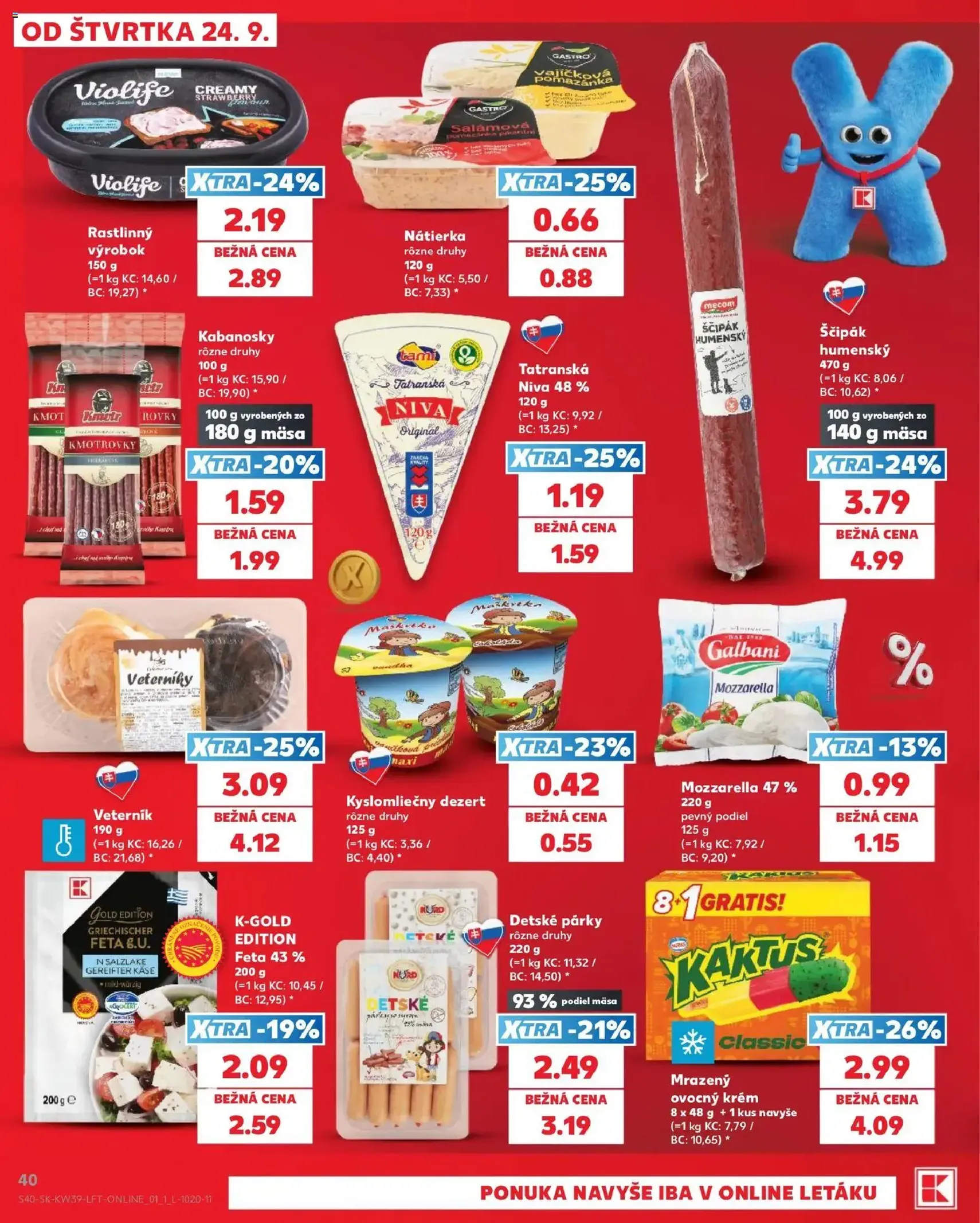 Kaufland leták - platný leták od 24.09.2026 strana 40 z 82