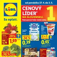 Lidl leták - náhľad letáku platný od 27.04.2026