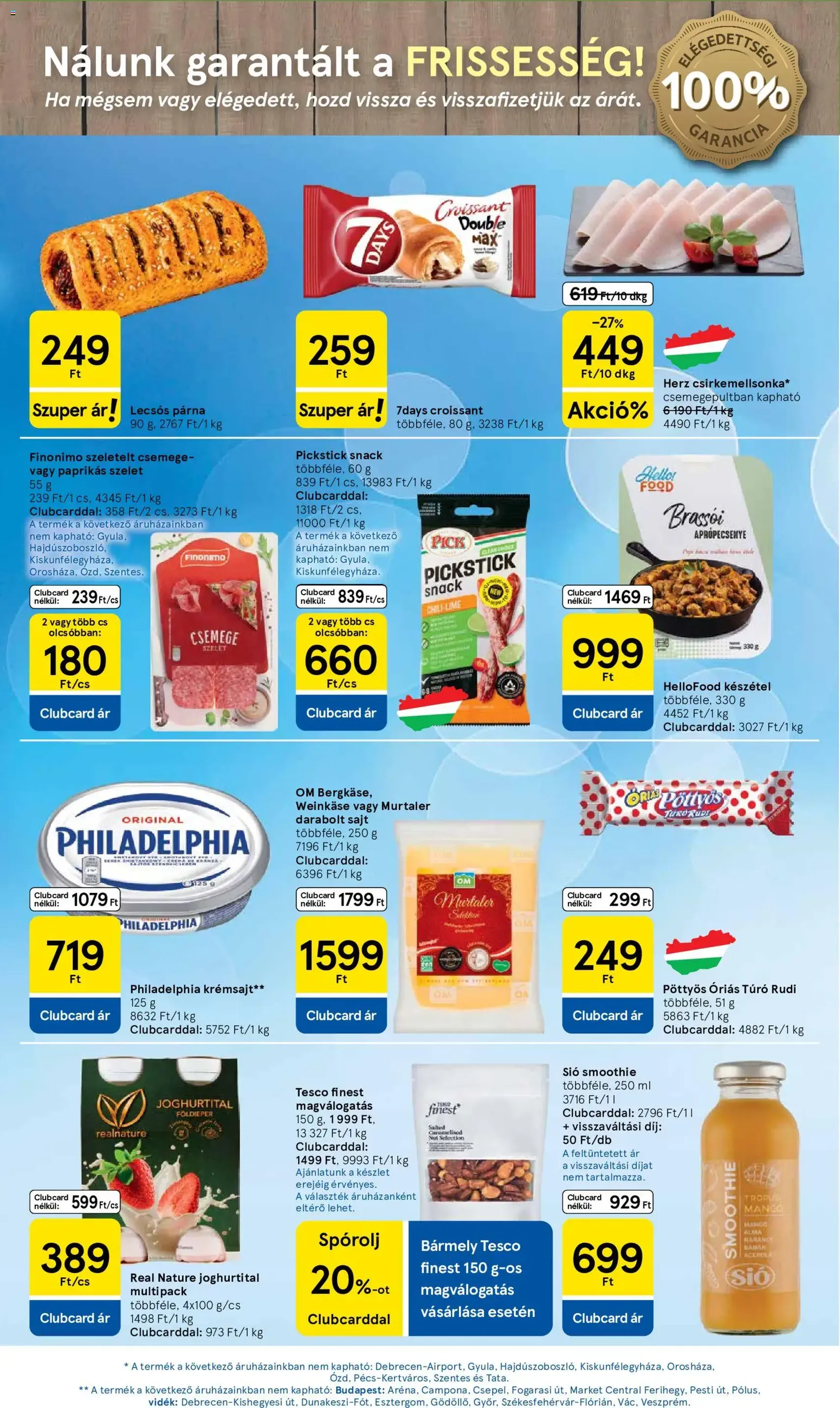 Tesco aktuális akciós újság - 2026.07.30. érvényes szórólap 17 oldal 32 oldalból