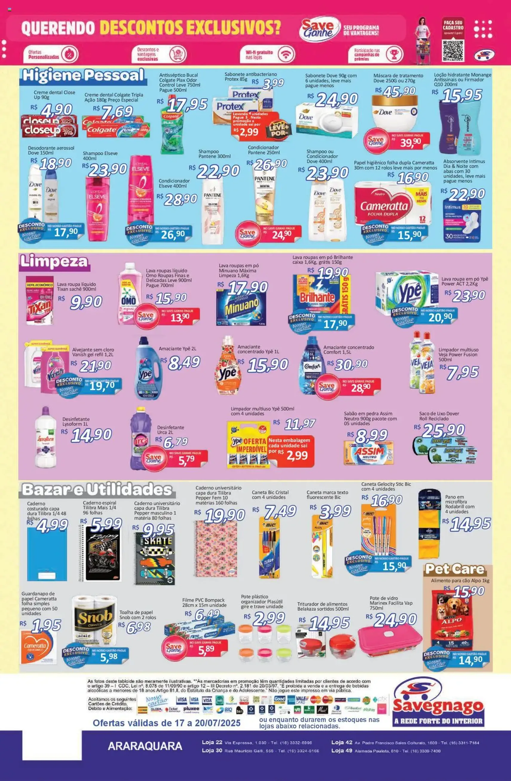 Savegnago - Ofertas da semana - folheto válido a partir de 17/07/2025 página 4 de 4