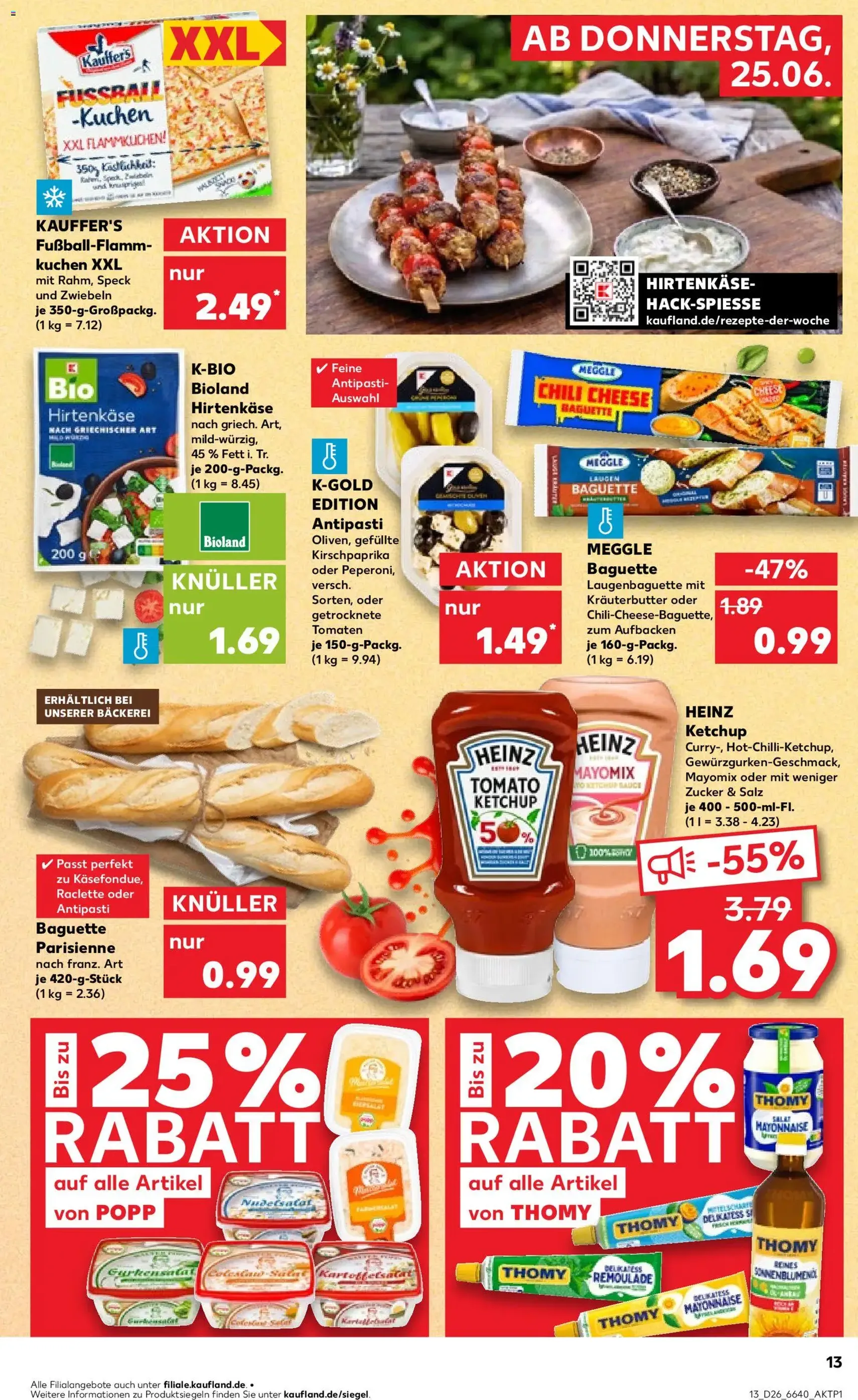 Kaufland Prospekt - Gültiger Prospekt ab 25.06.2026, Seite 13 von insgesamt 58
