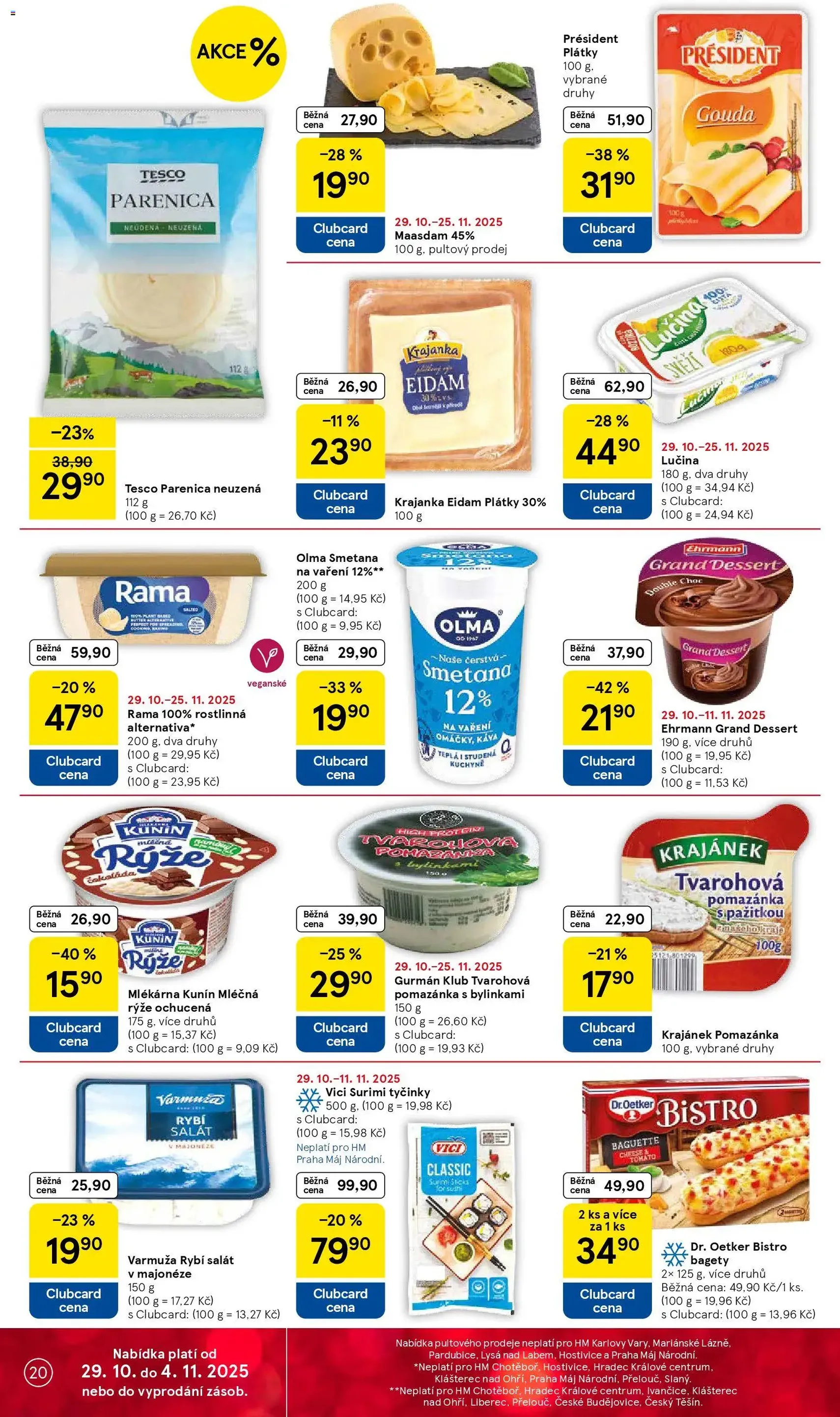 Tesco leták - Hypermarket - platný leták od 29.10.2025 strana 20 z 31 Tesco leták - Hypermarket - platný leták od 29.10.2025 strana 20 z 31