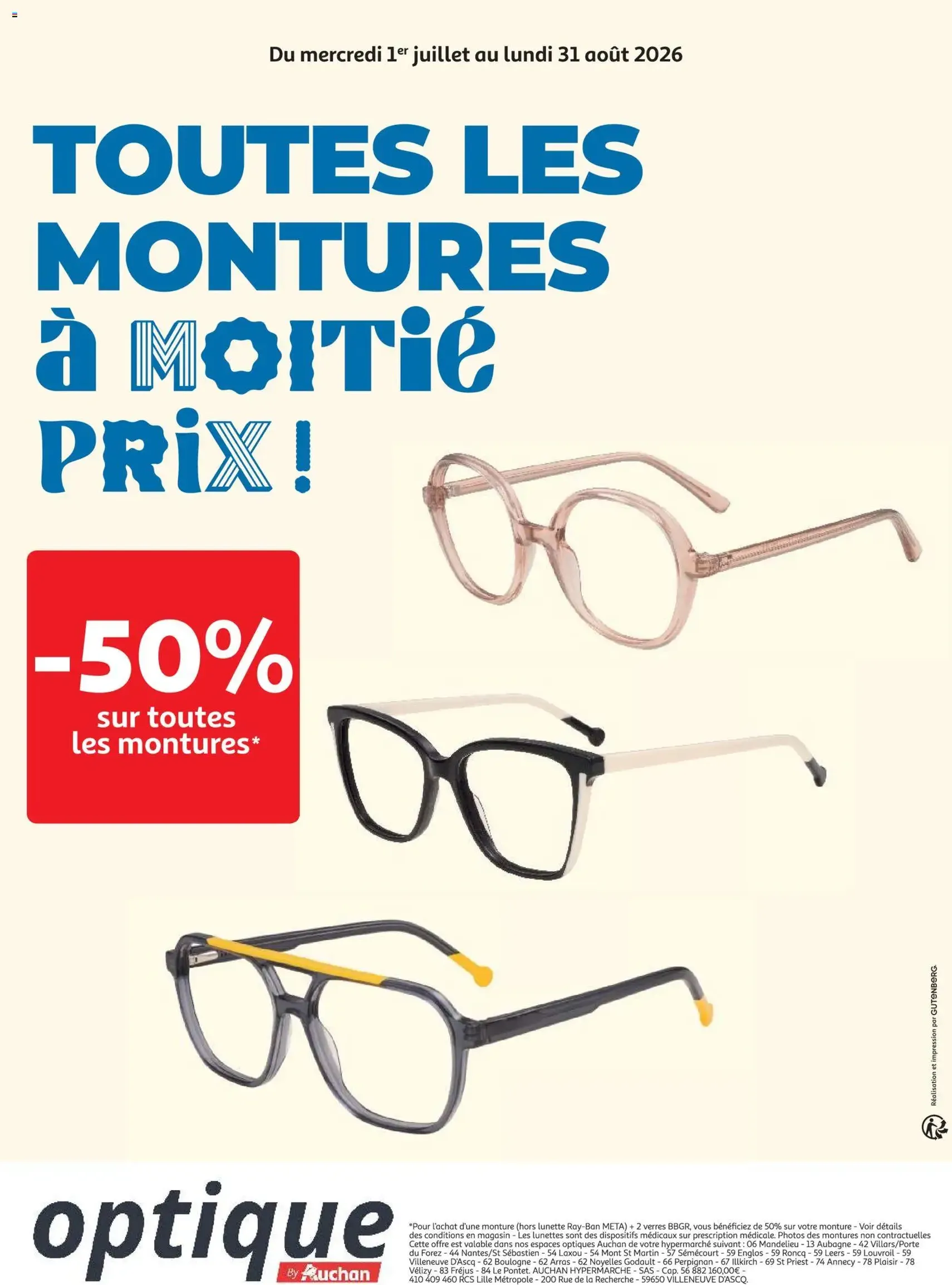 Auchan folder / publicité - geldige folder vanaf 28/07/2026 pagina 54 van 54