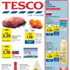 Tesco Hypermarket - leták - náhľad letáku platný od 01.10.2025