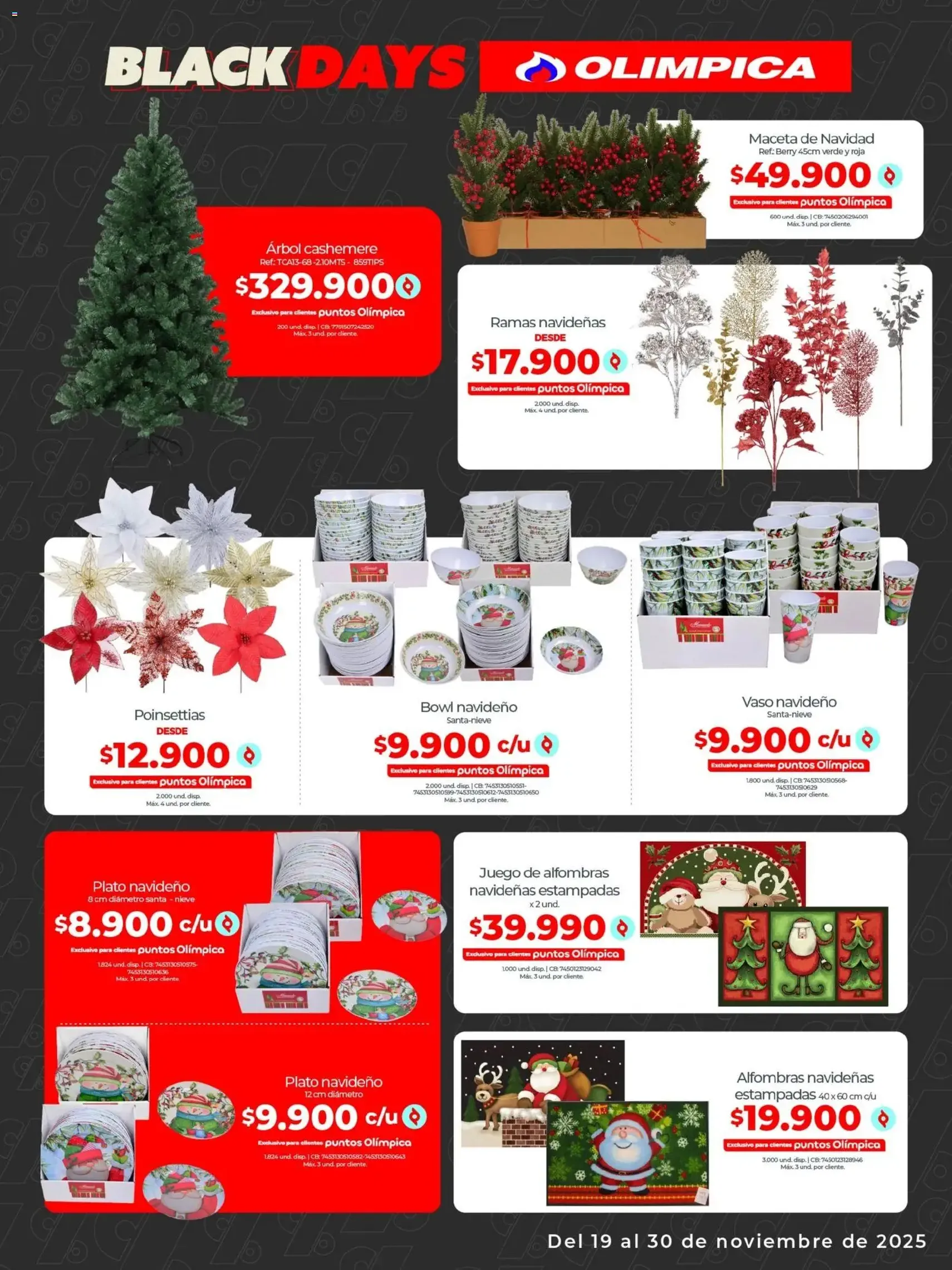 Olímpica - Black Friday - folleto válido desde 19/11/2025 página 30 de 31