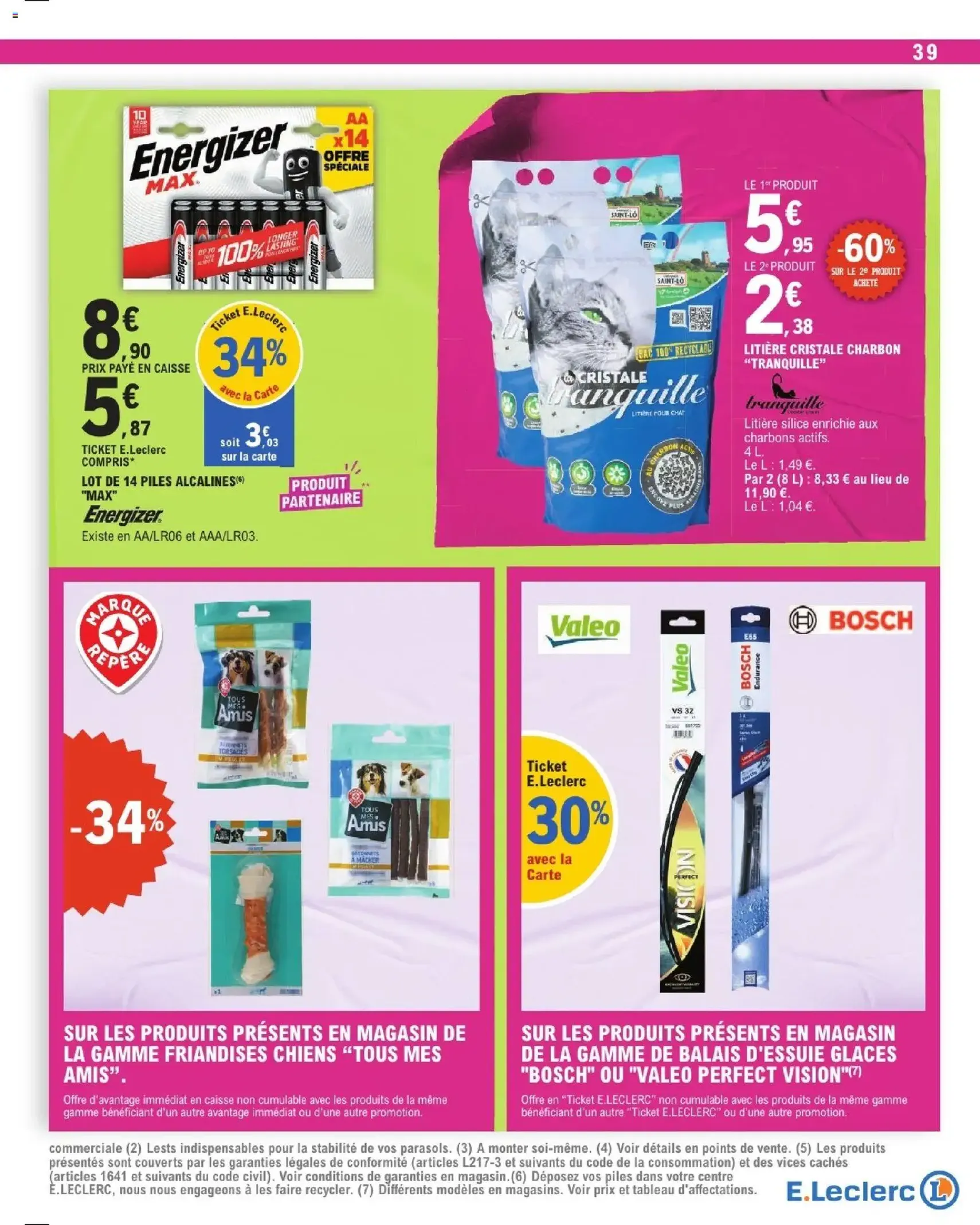 E.Leclerc catalogue de la semaine 15 - brochure valable à partir du 07/04/2026, page 39 sur 44