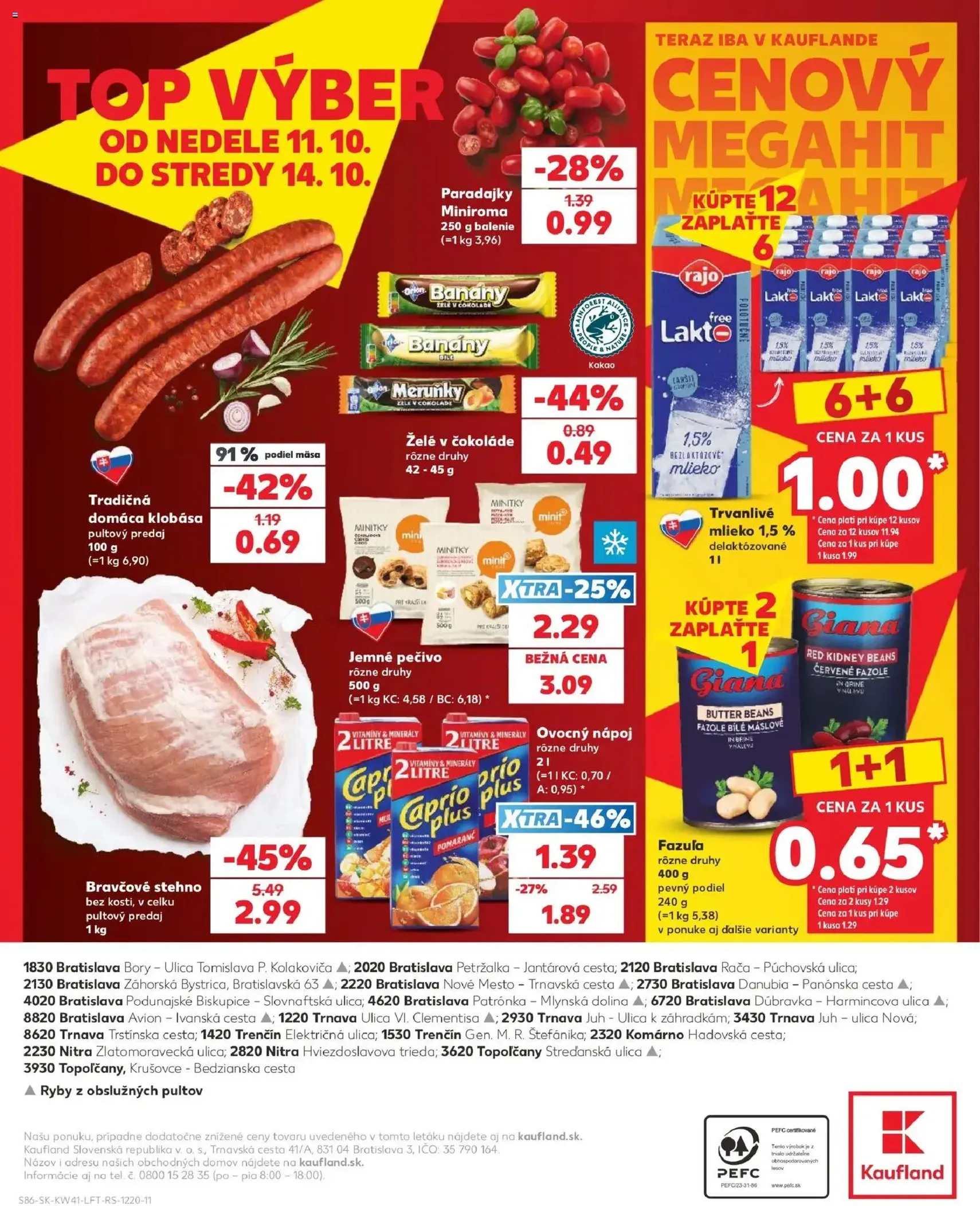 Kaufland leták - platný leták od 08.10.2026 strana 86 z 86