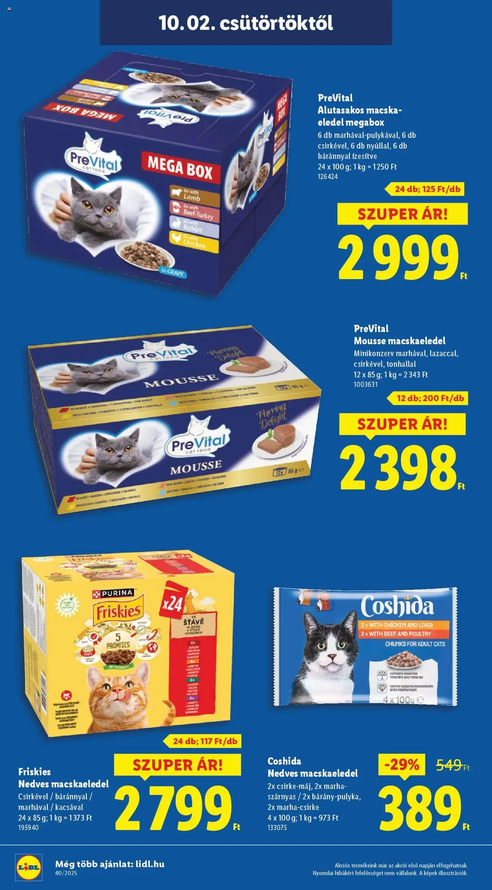 Lidl Akciós újság - 2025.10.02. érvényes szórólap 30 oldal 76 oldalból Lidl Akciós újság - 2025.10.02. érvényes szórólap 30 oldal 76 oldalból