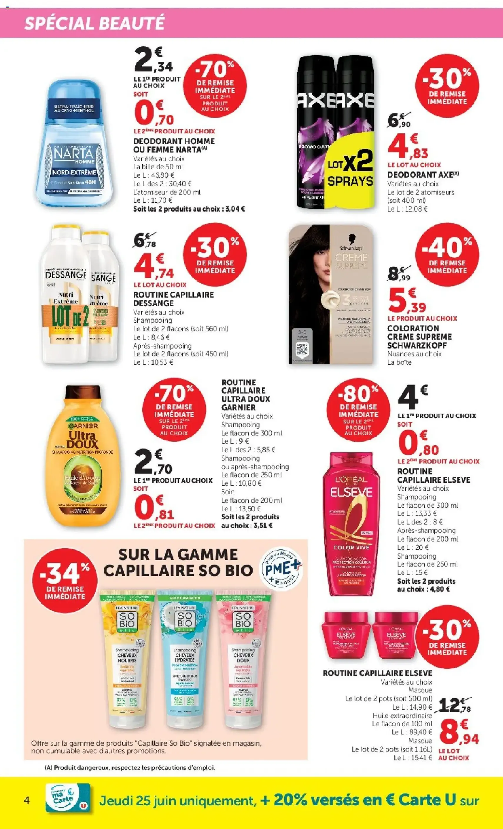 Super U catalogue - brochure valable à partir du 23/06/2026, page 4 sur 44