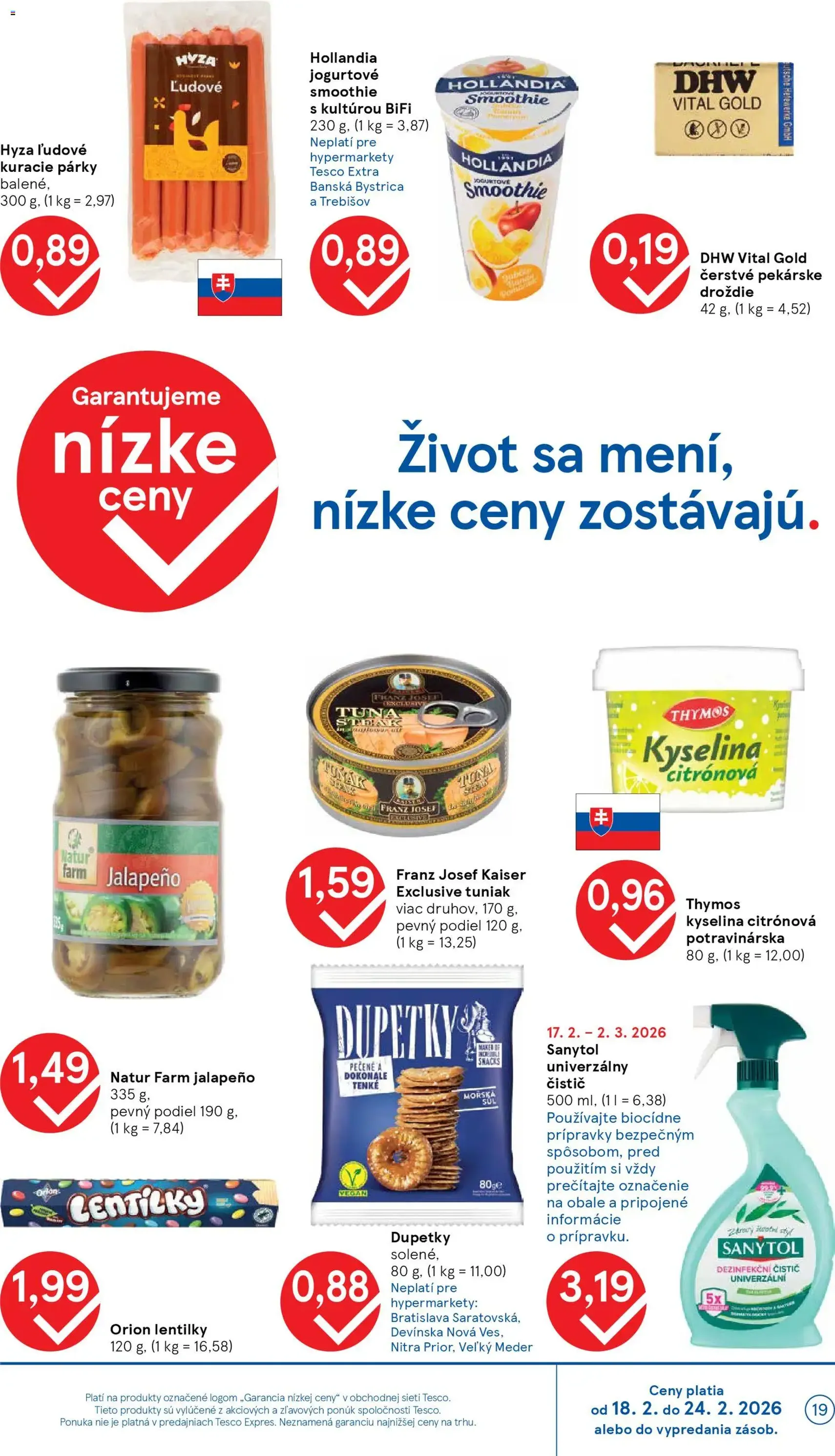 Tesco Hypermarket - leták - platný leták od 18.02.2026 strana 19 z 38