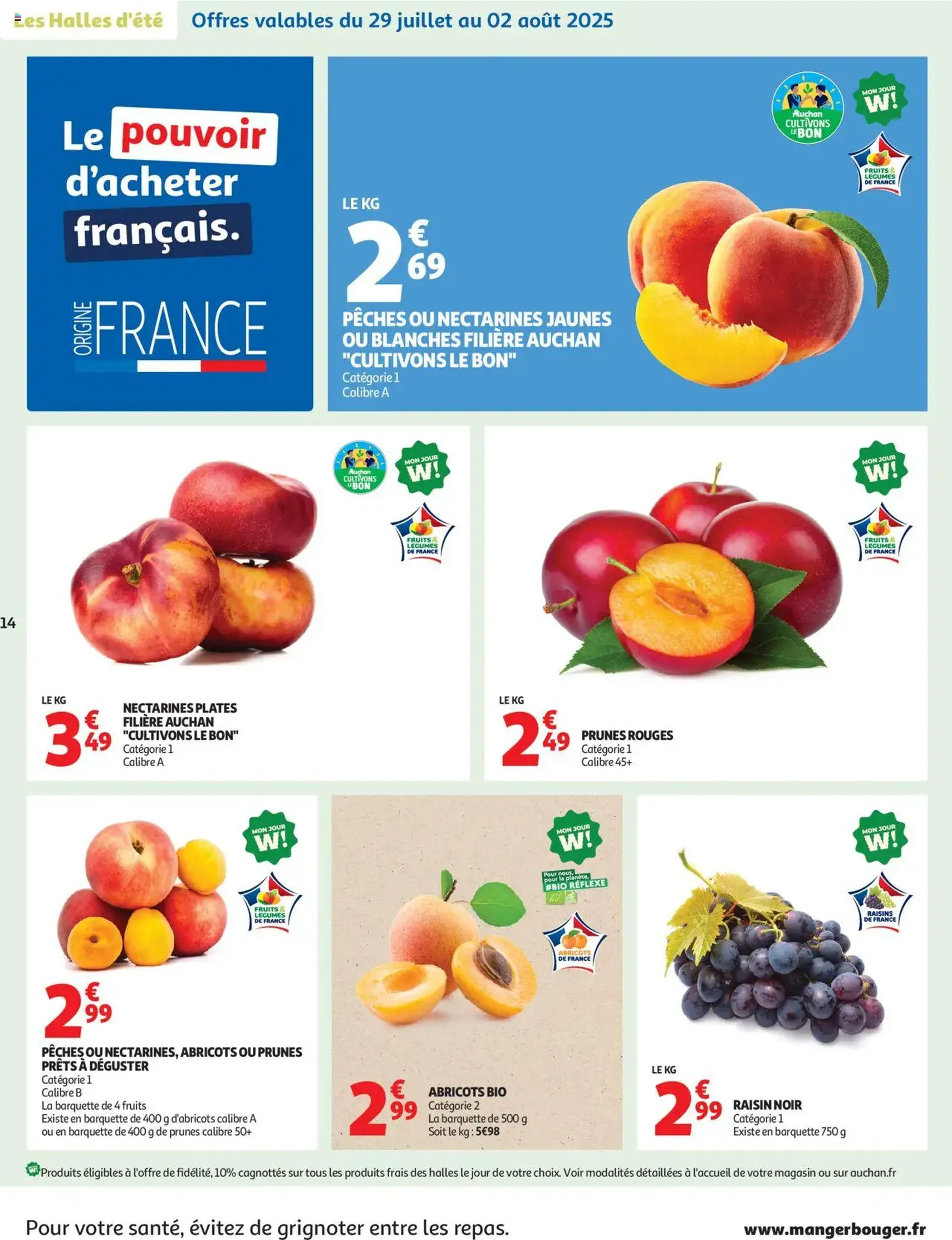 Auchan prospectus - brochure valable à partir du 29/07/2025, page 14 sur 49 Auchan prospectus - brochure valable à partir du 29/07/2025, page 14 sur 49