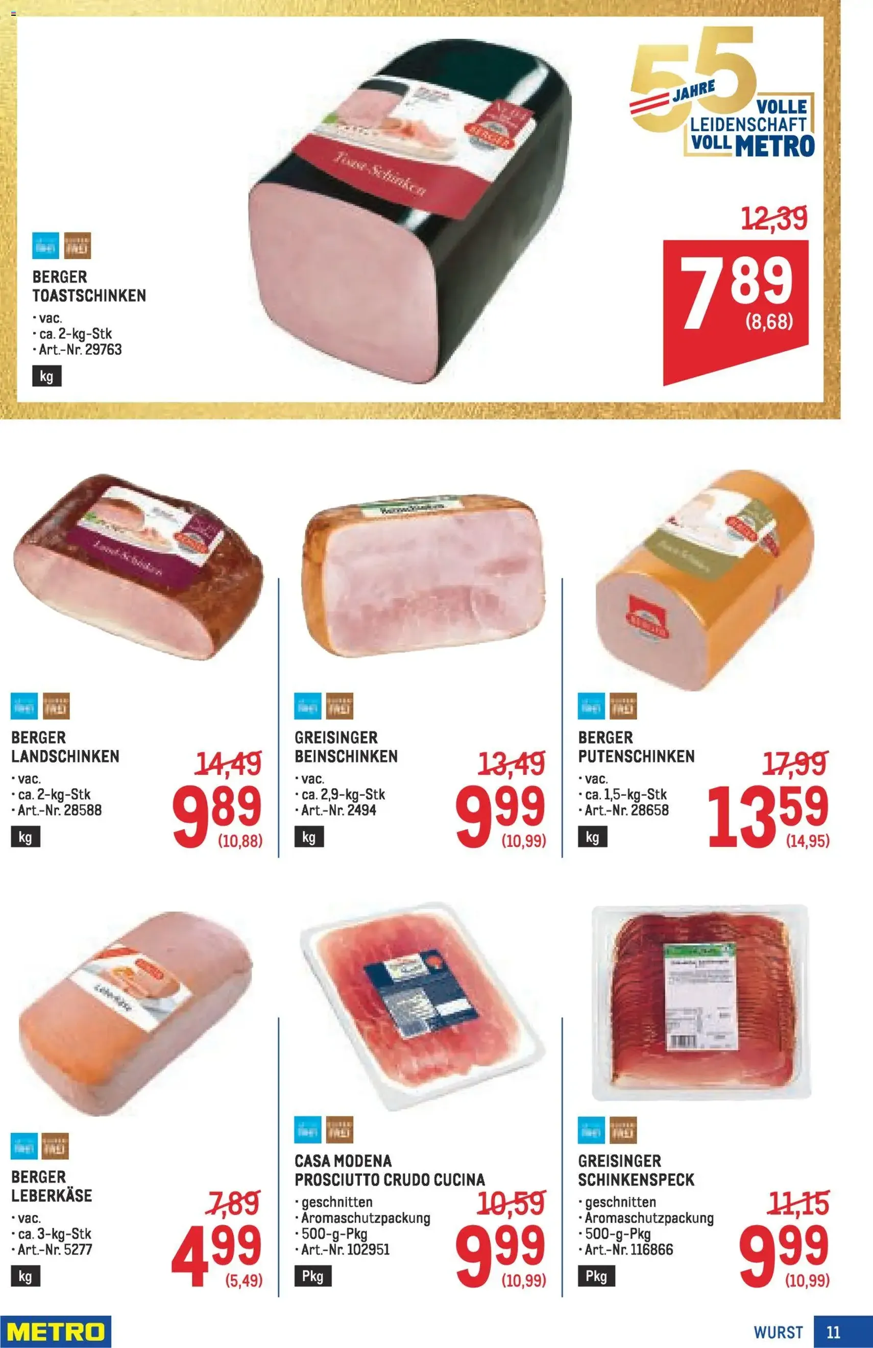 Metro angebote Profi - Gültiger Prospekt ab 16.04.2026, Seite 11 von insgesamt 64