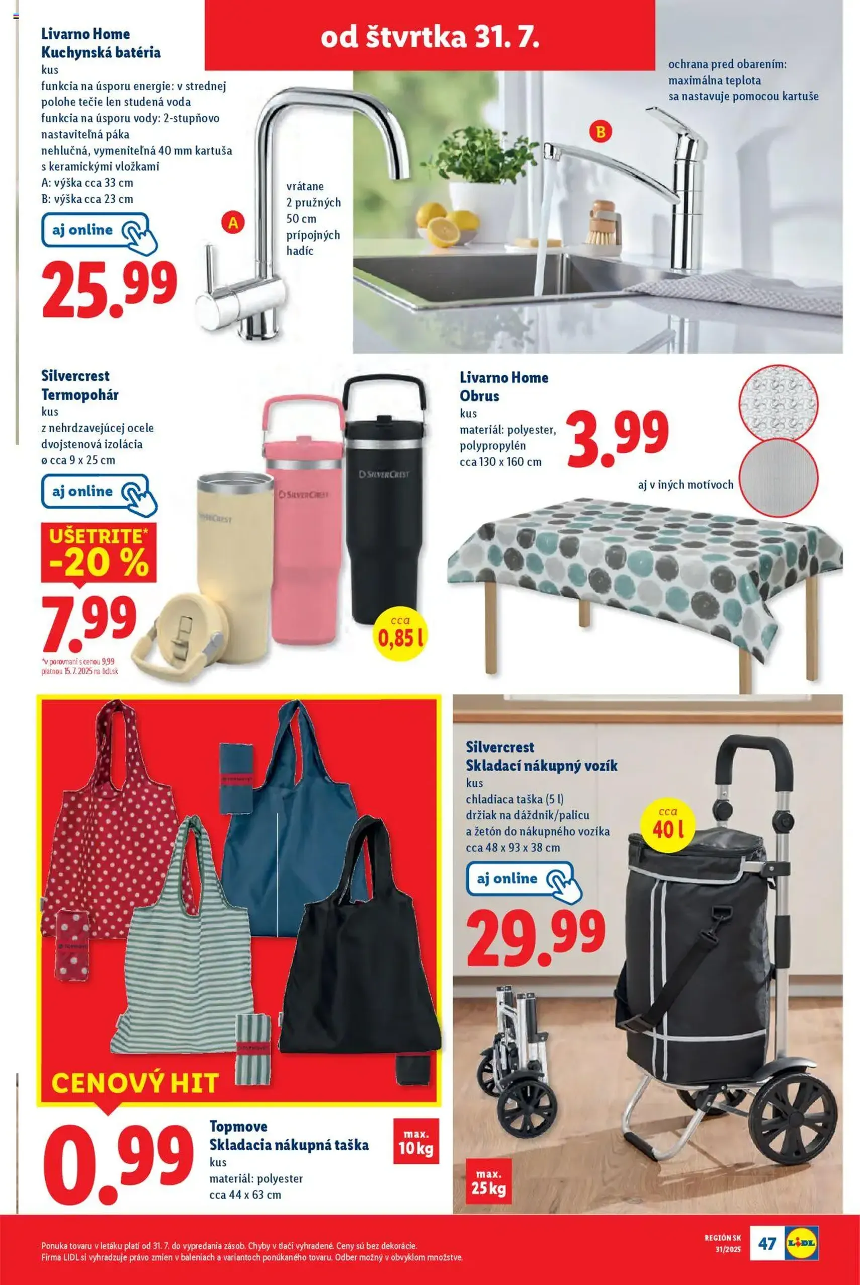 Lidl leták - platný leták od 28.07.2025 strana 71 z 87 Lidl leták - platný leták od 28.07.2025 strana 71 z 87