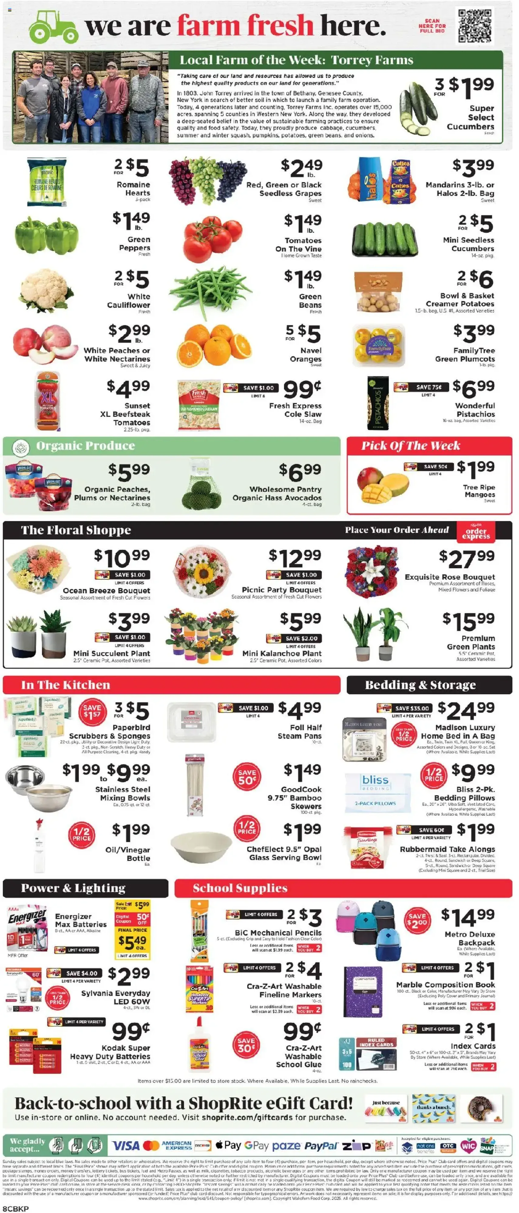 ShopRite Weekly Ad - valid flyer from 07/24/2025, page 8 of 8 ShopRite Weekly Ad - valid flyer from 07/24/2025, page 8 of 8