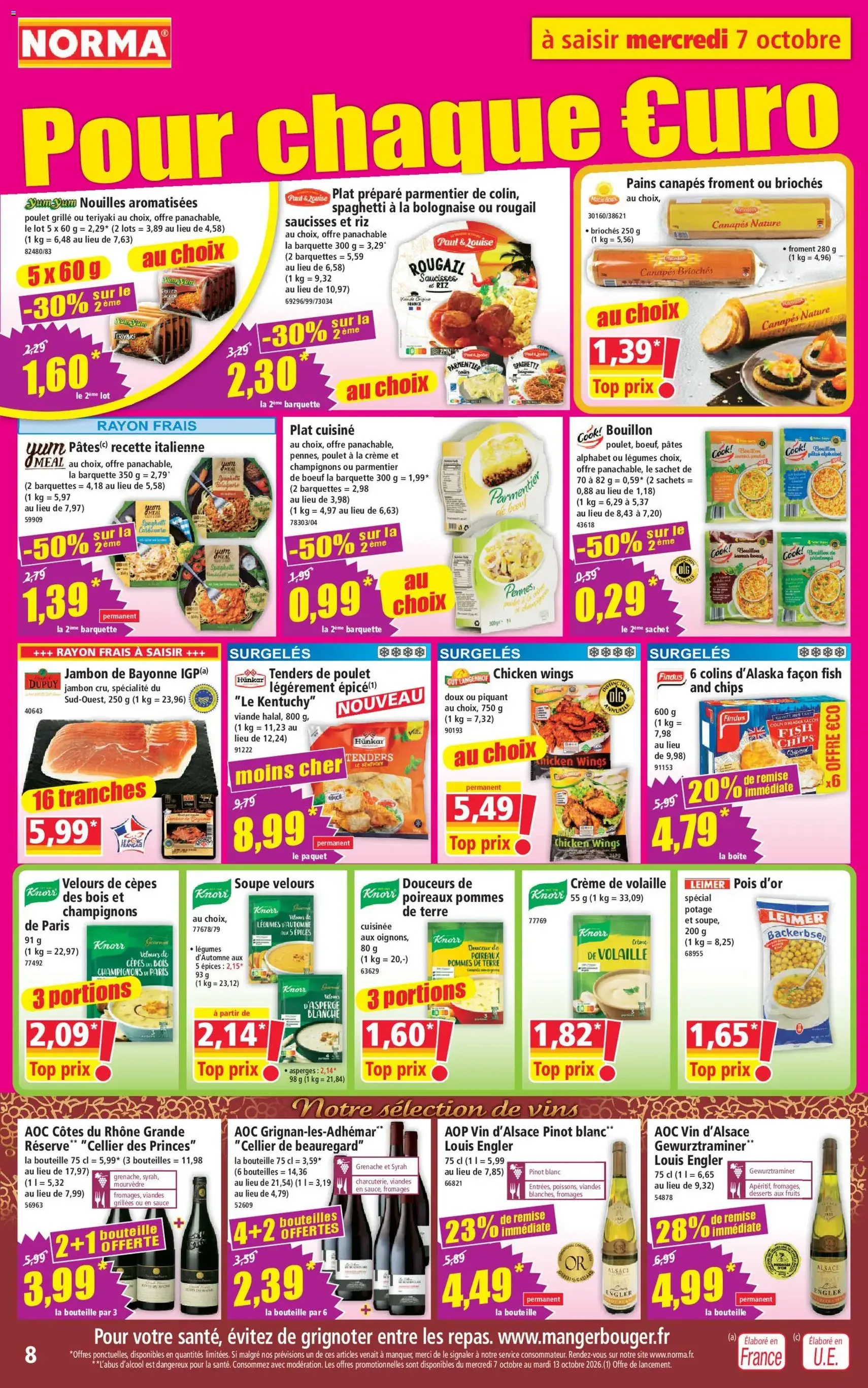 Norma catalogue - brochure valable à partir du 07/10/2026, page 8 sur 14
