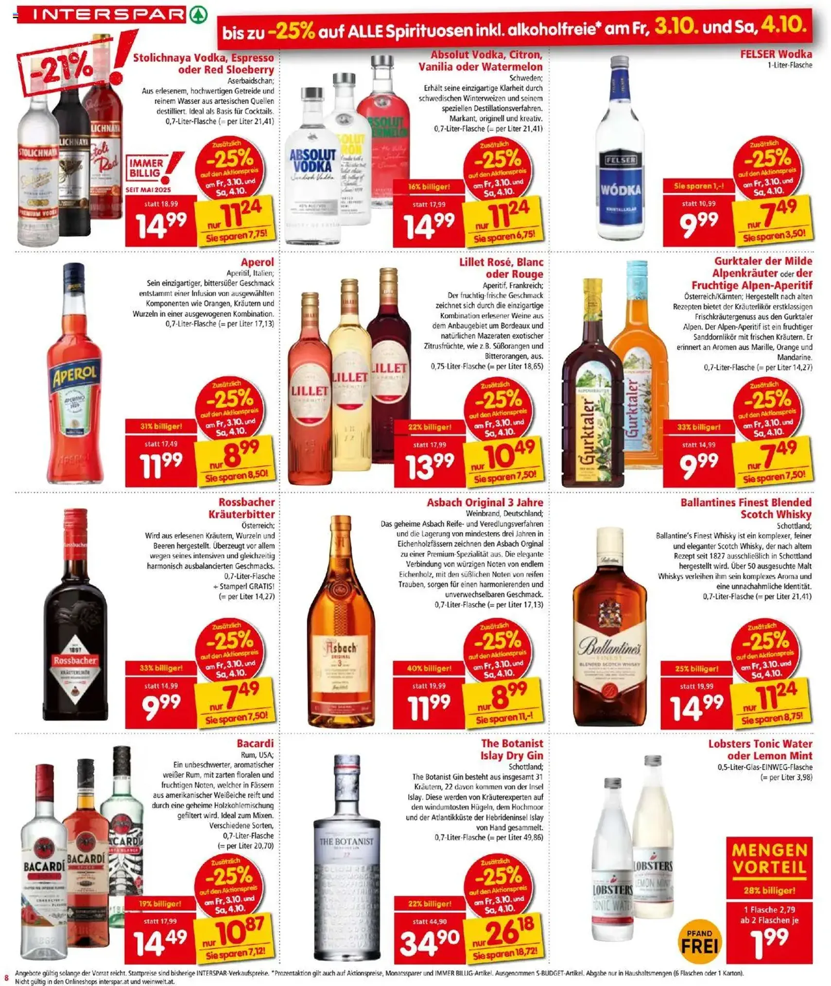 Interspar Flugblatt - Gültiger Prospekt ab 02.10.2025, Seite 8 von insgesamt 16