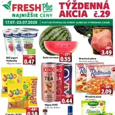 Fresh leták - náhľad letáku platný od 17.07.2025