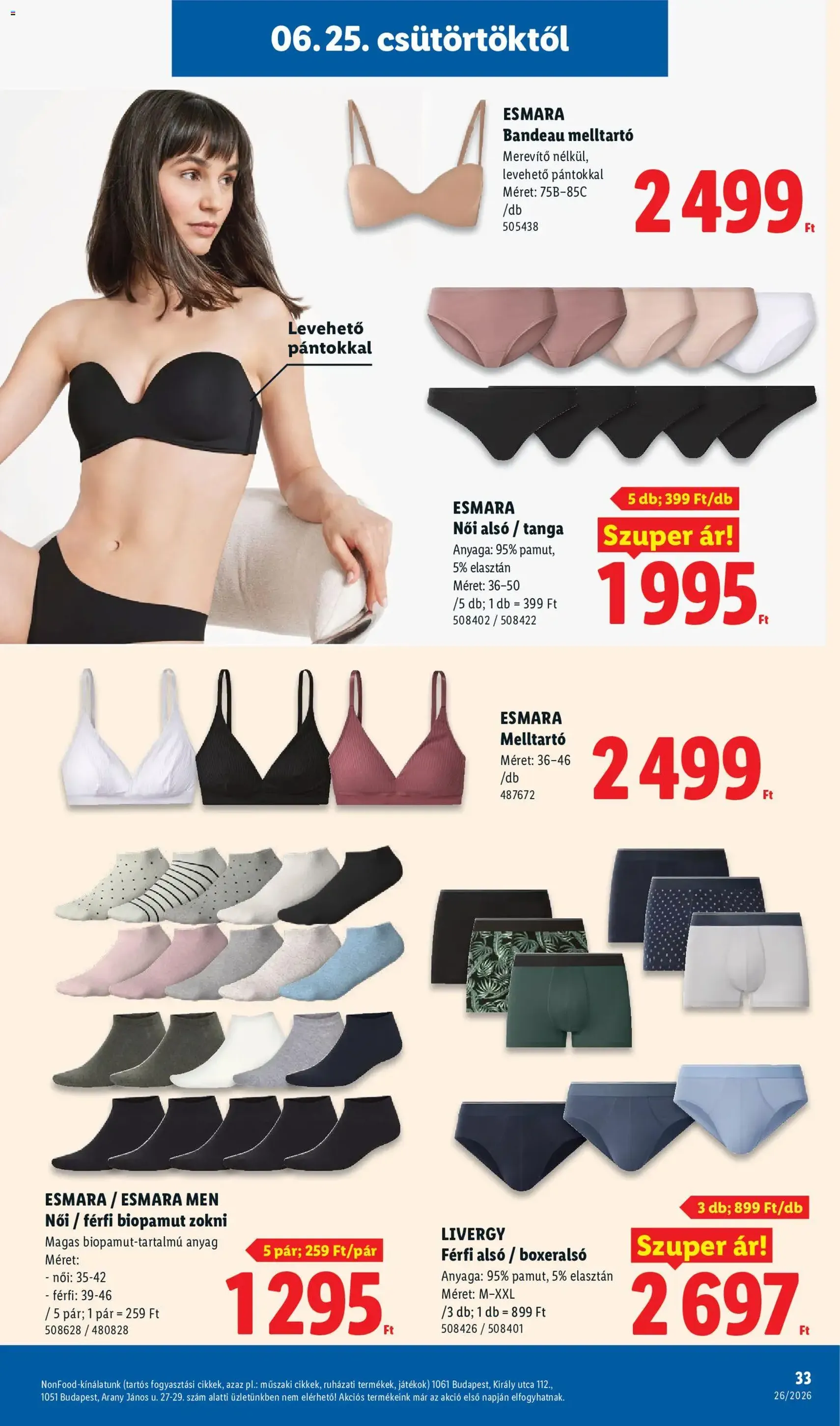 Lidl akciós újság - 2026.06.25. érvényes szórólap 33 oldal 74 oldalból