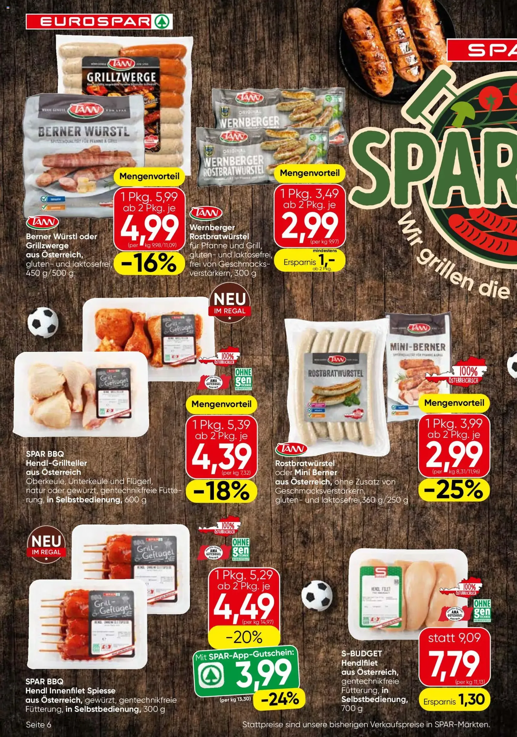 Eurospar Flugblatt - Gültiger Prospekt ab 18.06.2026, Seite 6 von insgesamt 16
