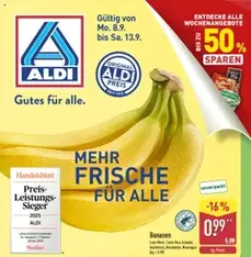 Aldi Prospekt - Prospekt Vorschau gültig ab 08.09.2025