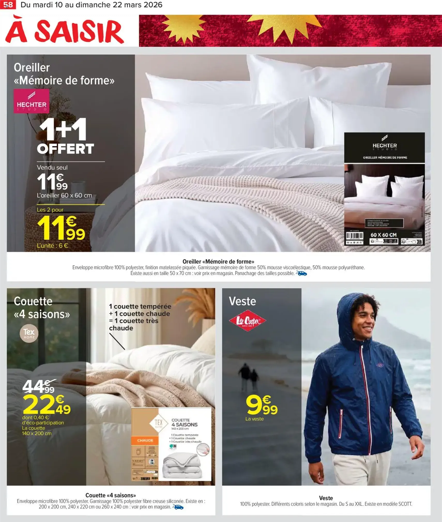 Carrefour Market catalogue semaine 11 - brochure valable à partir du 10/03/2026, page 60 sur 62