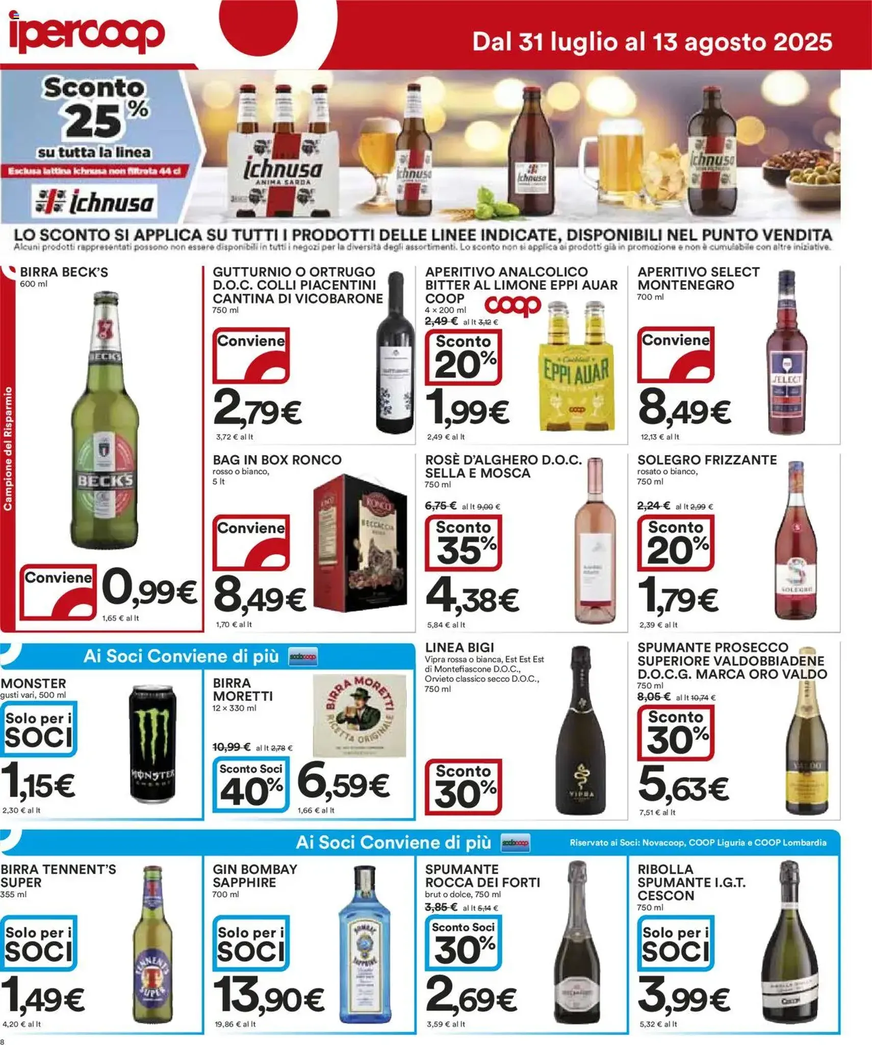 Volantino Ipercoop - volantino valido dal 31/07/2025 pagina 8 di 34