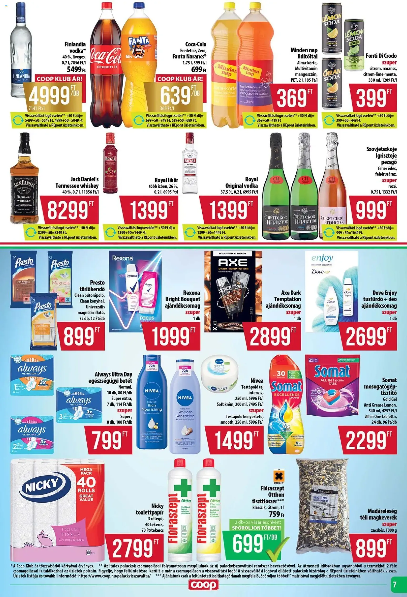 COOP Szolnok Akciós újság - 2025.12.11. érvényes szórólap 7 oldal 8 oldalból