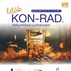KON - RAD leták - náhľad letáku platný od 01.10.2025