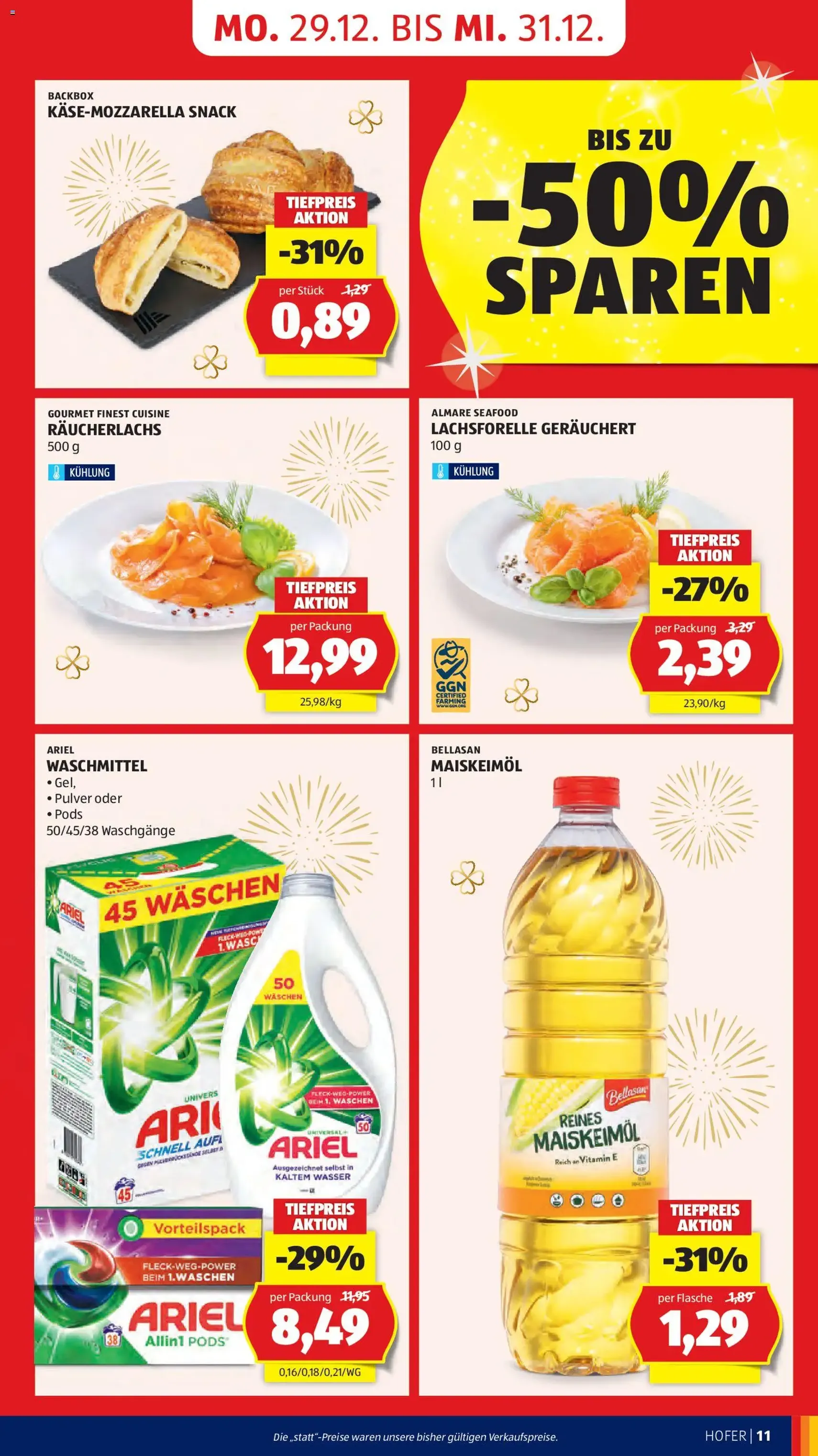 Hofer Flugblatt - Gültiger Prospekt ab 22.12.2025, Seite 13 von insgesamt 29