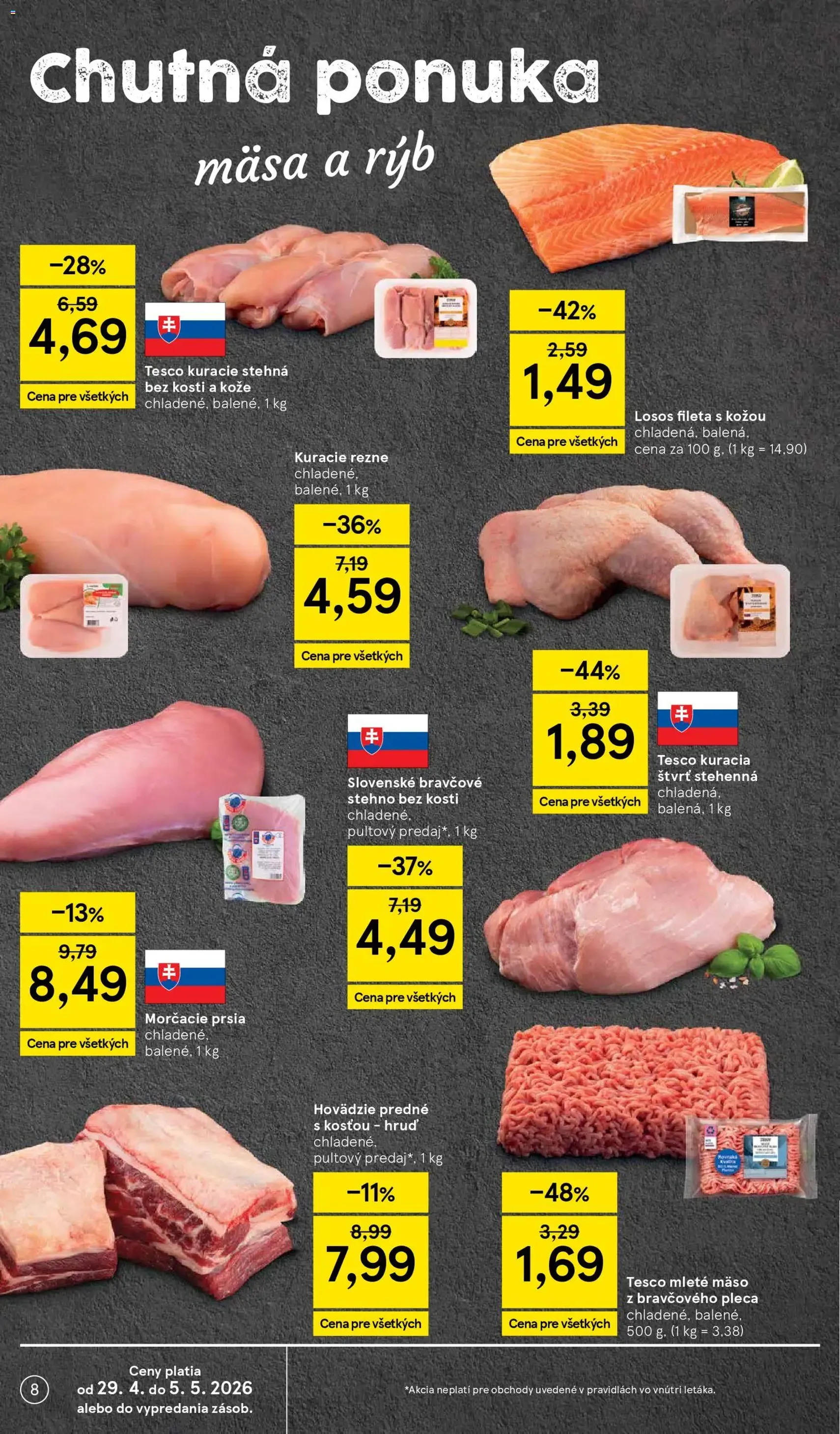 Tesco Hypermarket - leták - platný leták od 29.04.2026 strana 8 z 44