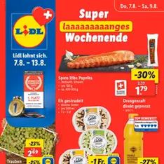 Lidl Aktionen - Prospekt Vorschau gültig ab 07.08.2025